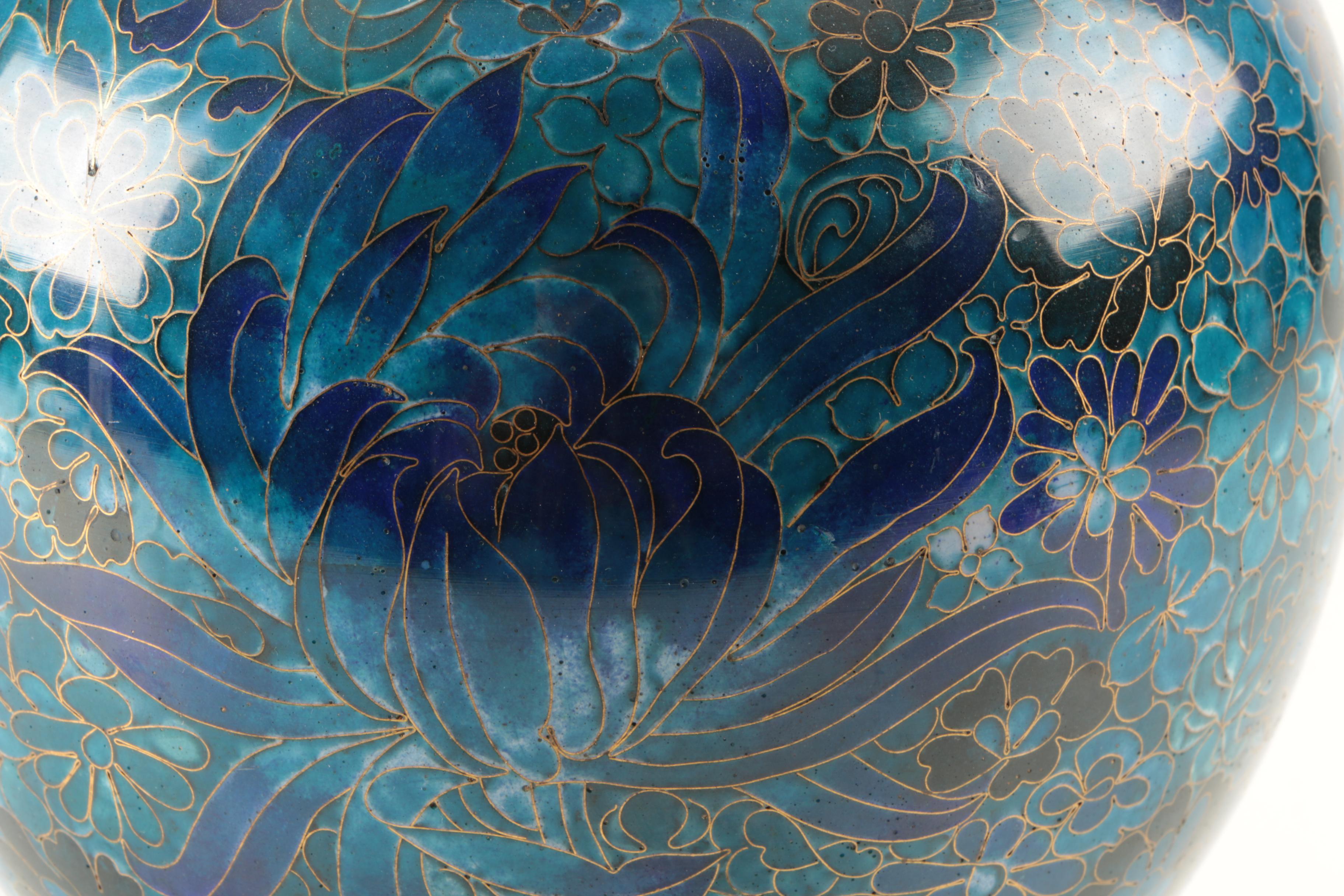 Chinese Cloisonné Vase