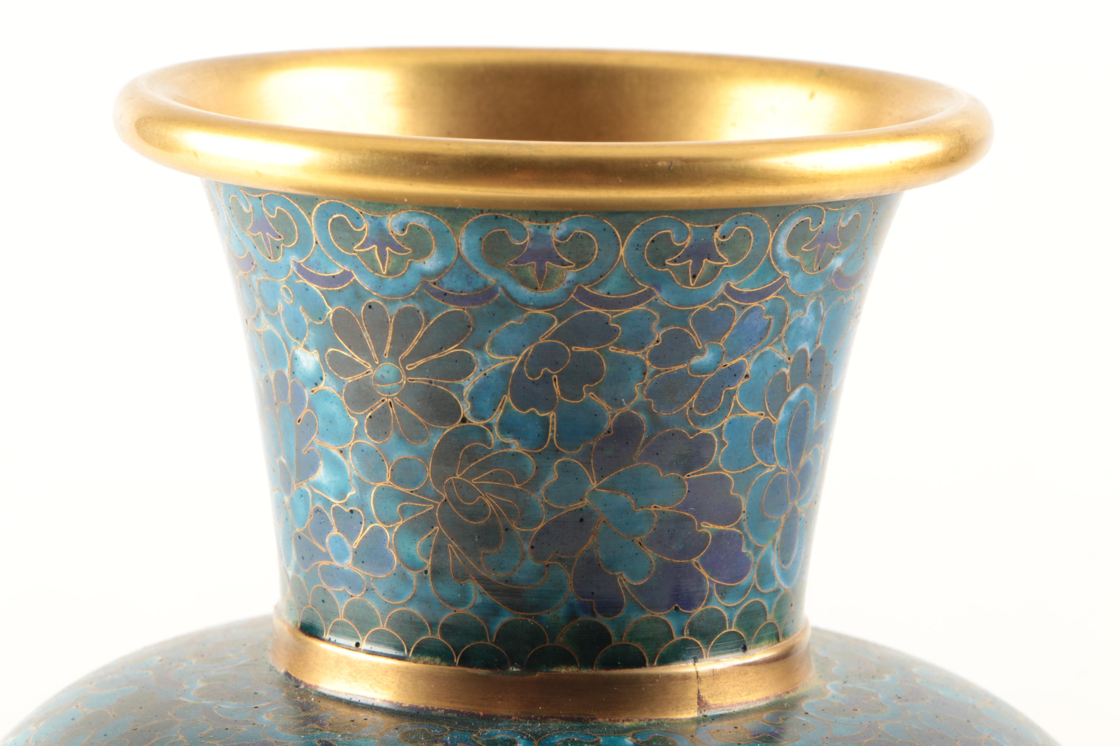 Chinese Cloisonné Vase