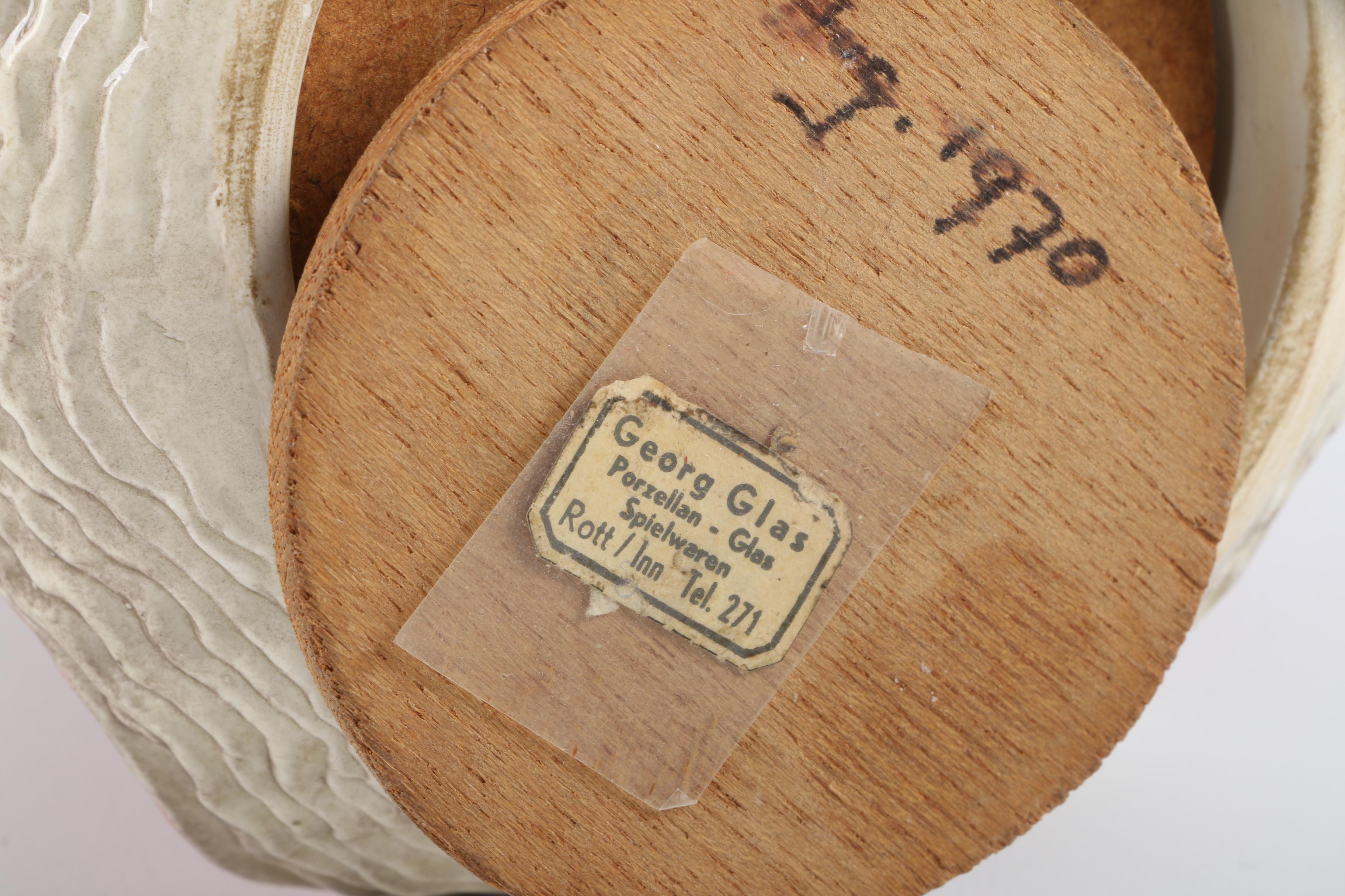 1967 Goebel German "Dancing Girl" Ceramic Music Box Figurine