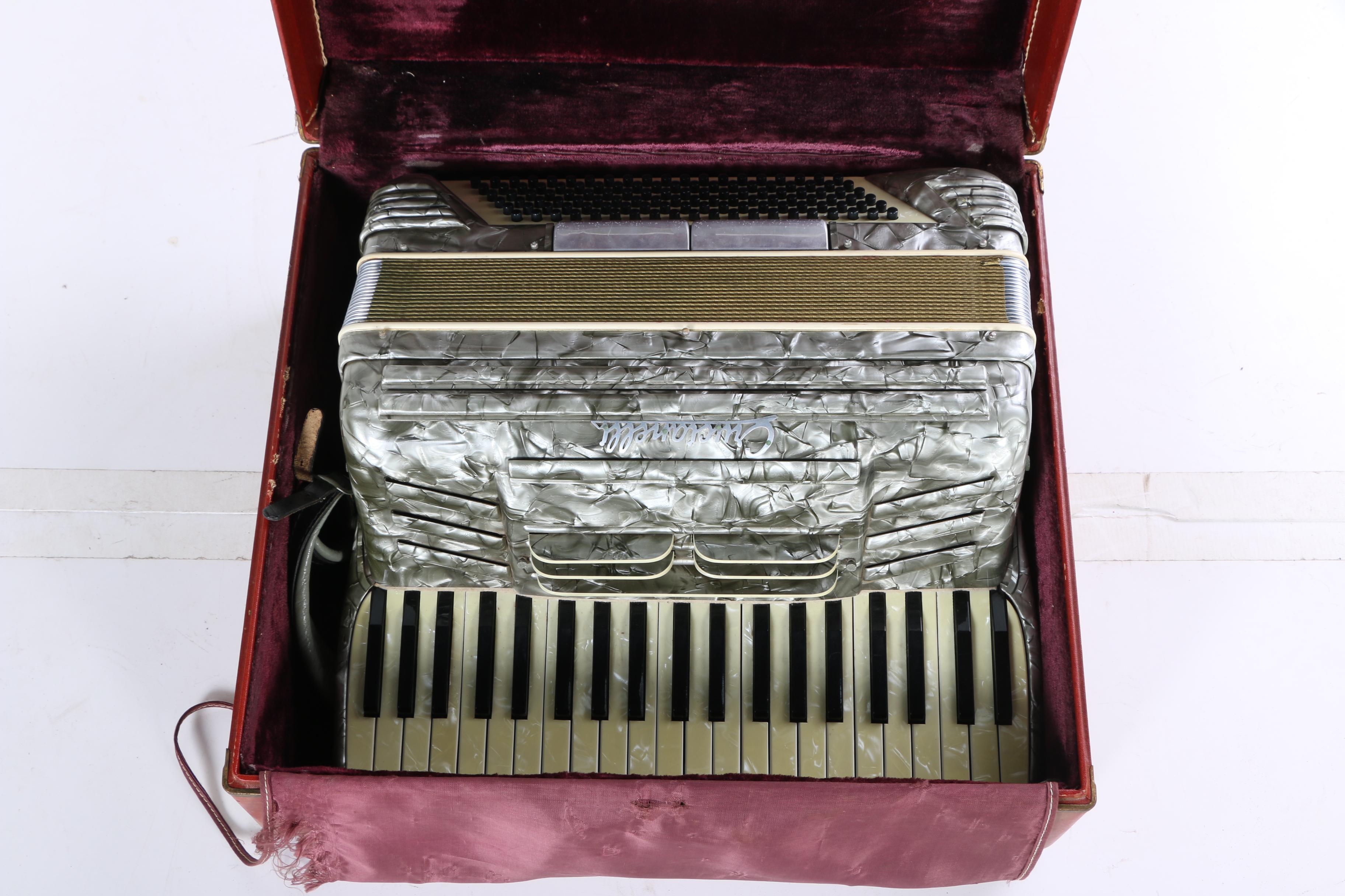 Vintage Crucianelli Pancordion Accordion with Case