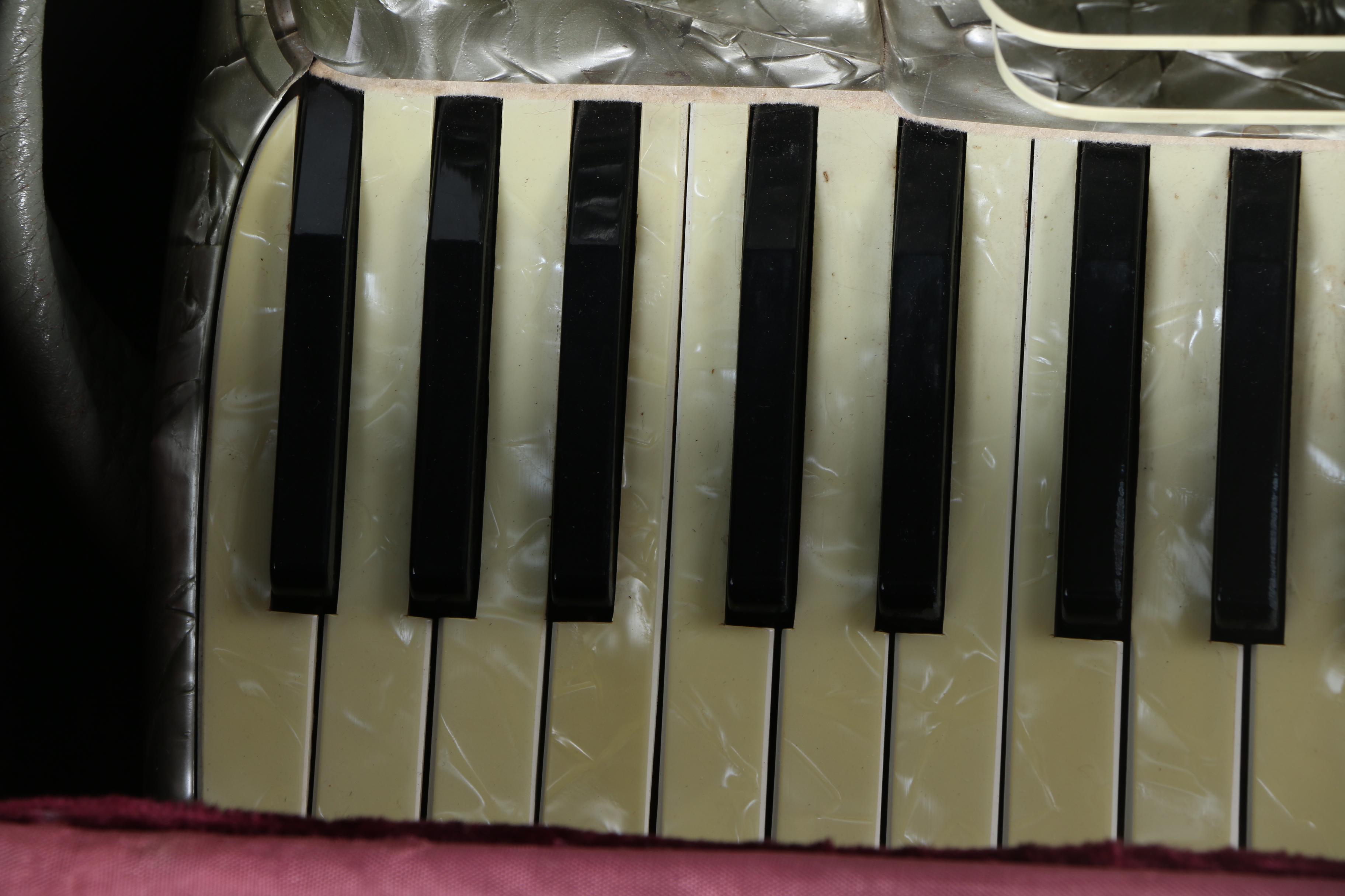 Vintage Crucianelli Pancordion Accordion with Case