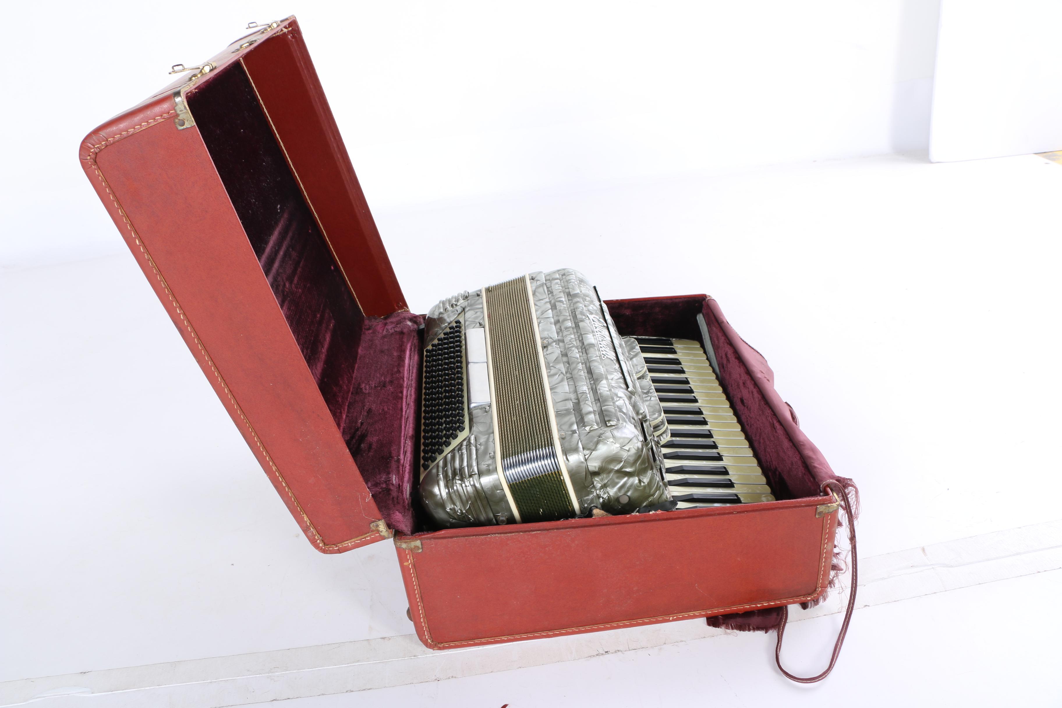 Vintage Crucianelli Pancordion Accordion with Case