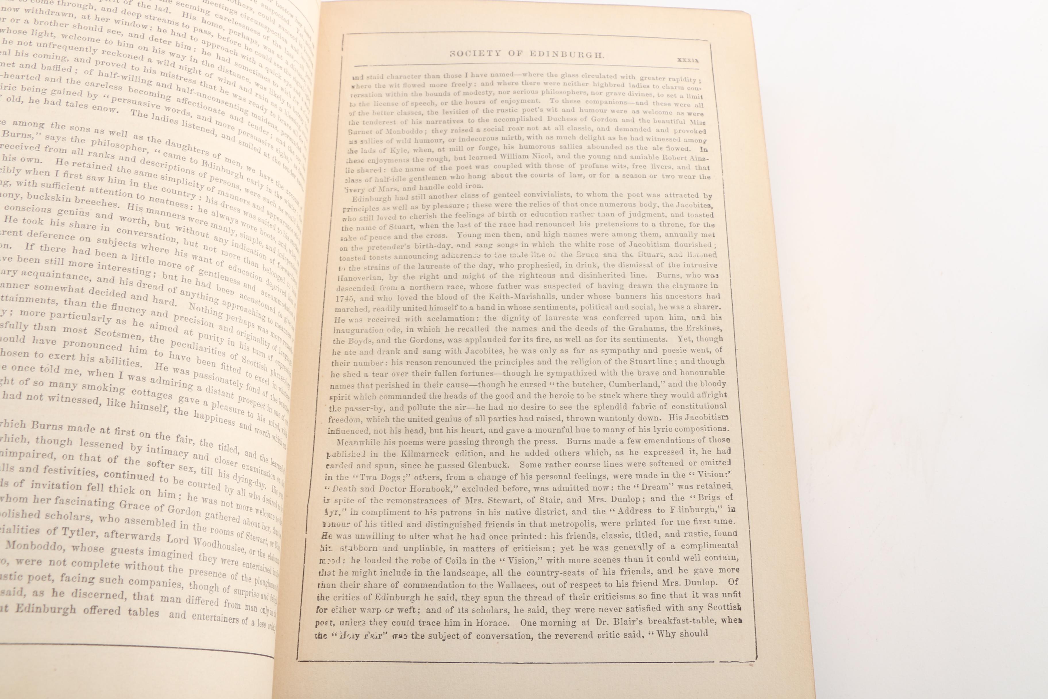 1876 "Complete Works of Robert Burns" Illustrated Edition