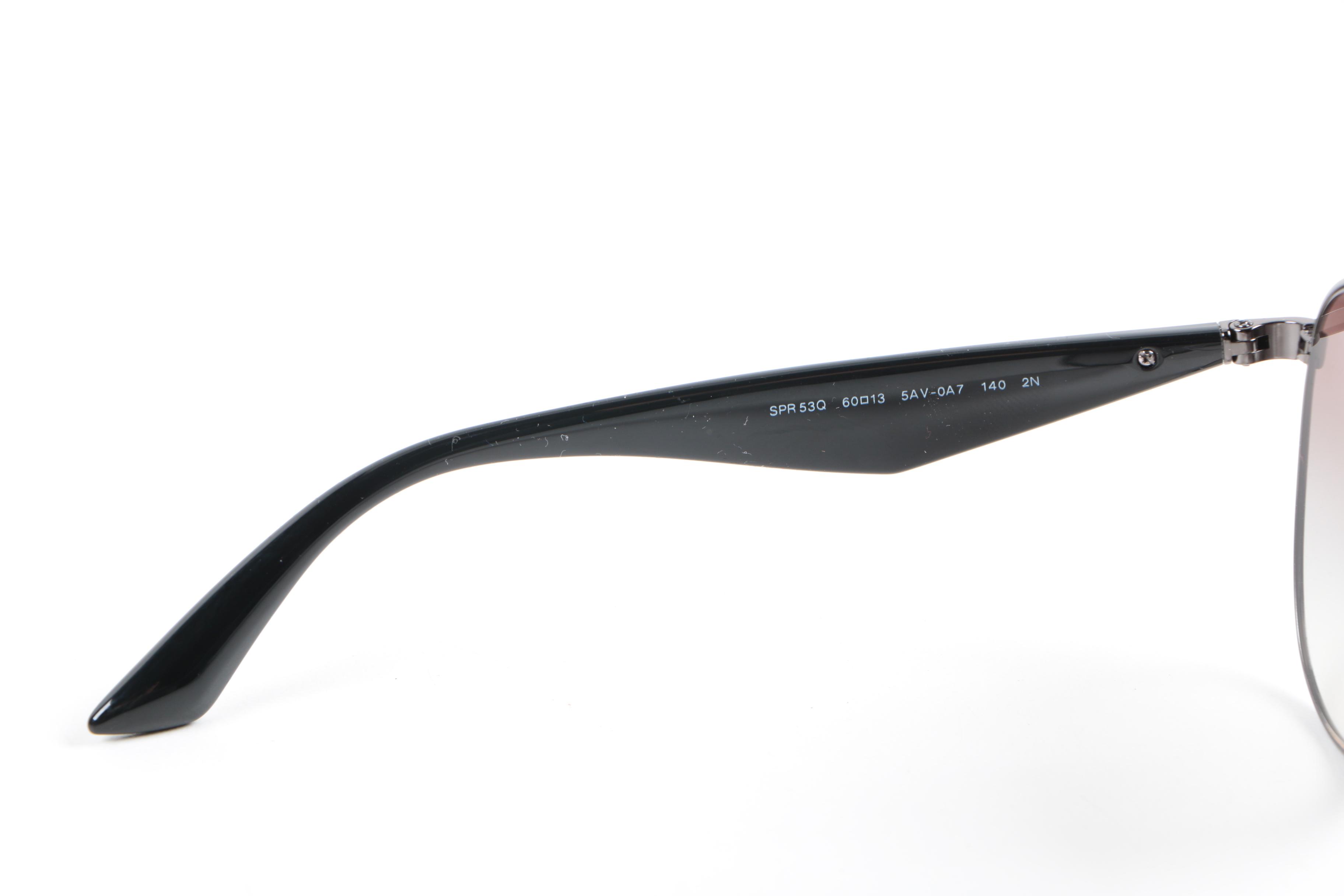 Prada Milano SPR 53Q Aviator Sunglasses with Case and Box