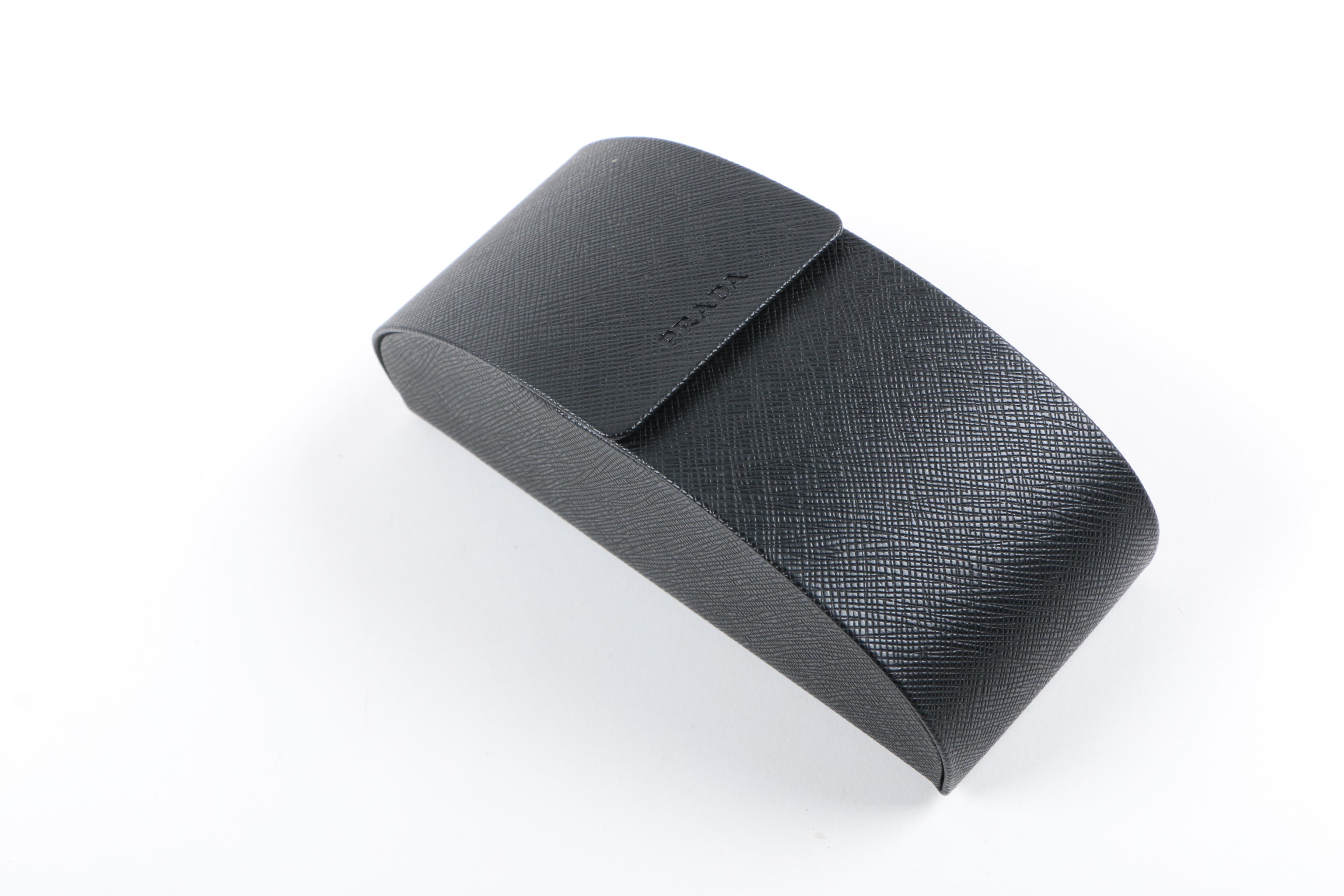 Prada Milano SPR 53Q Aviator Sunglasses with Case and Box