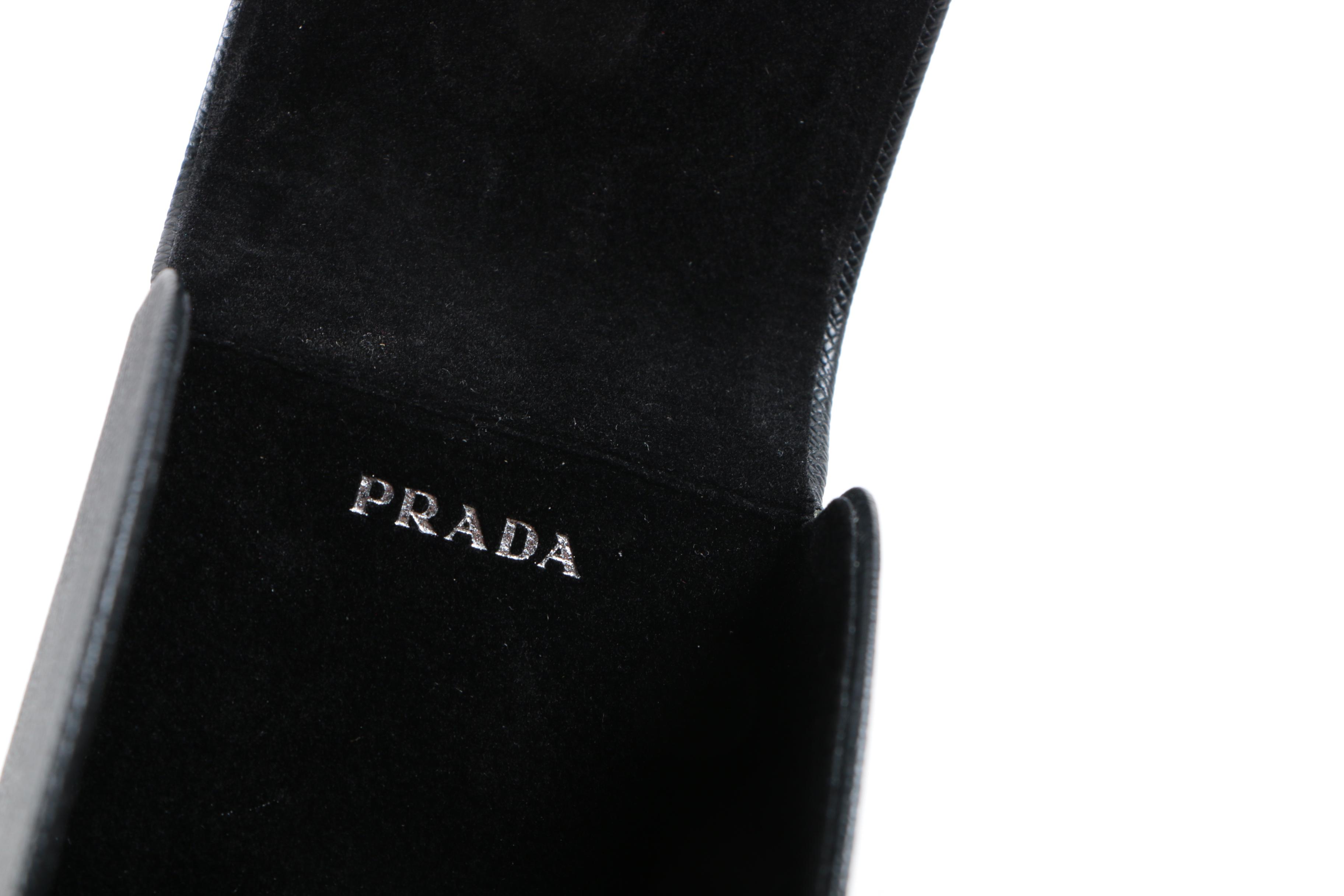 Prada Milano SPR 53Q Aviator Sunglasses with Case and Box