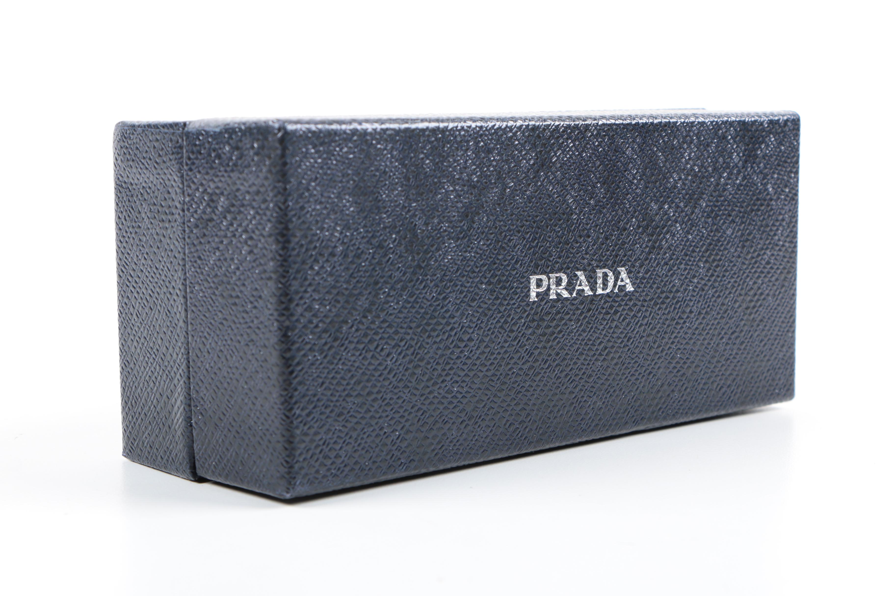 Prada Milano SPR 53Q Aviator Sunglasses with Case and Box