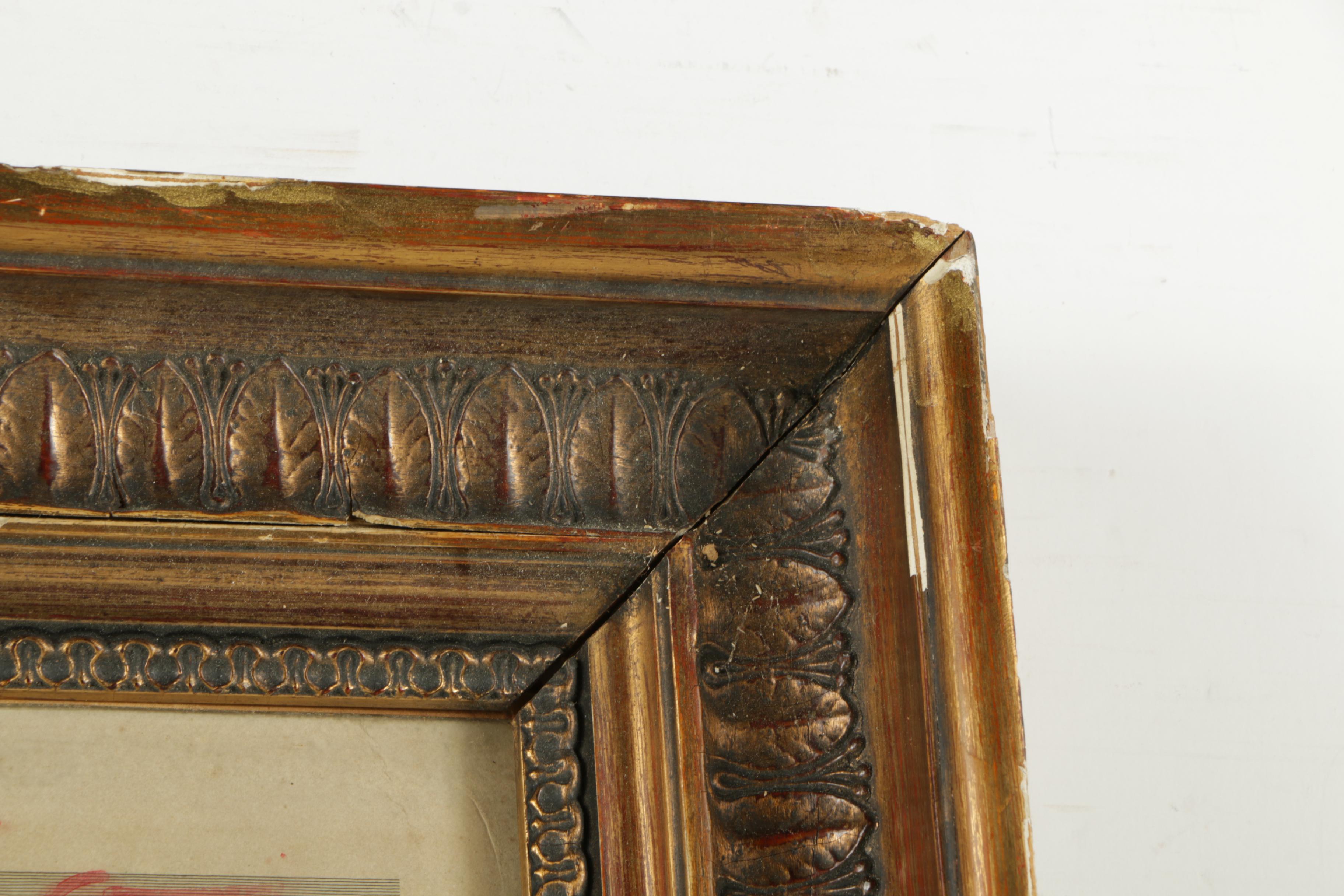 S. Amsler Vintage Engraving on Paper After Raphael "The Entombment"