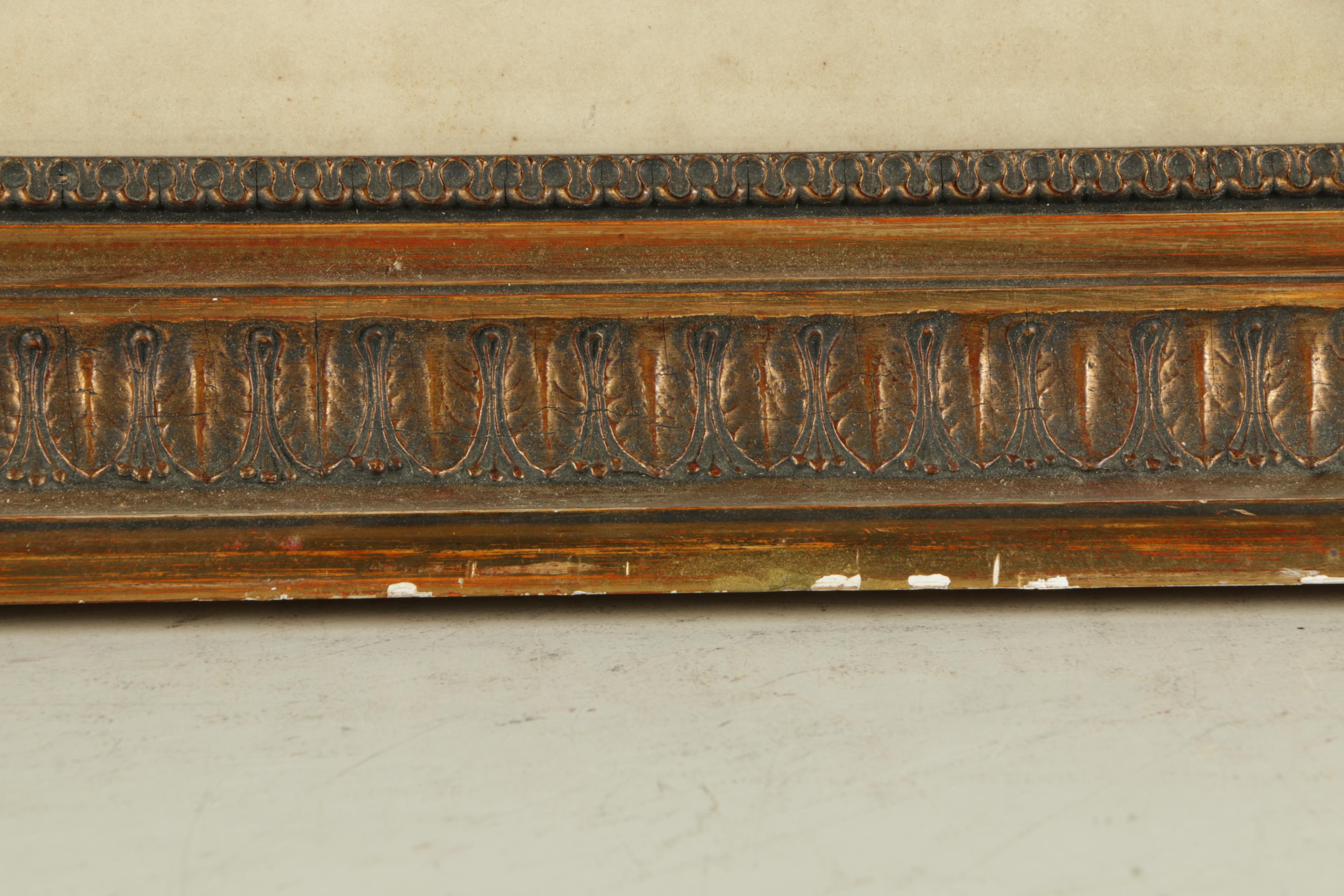 S. Amsler Vintage Engraving on Paper After Raphael "The Entombment"