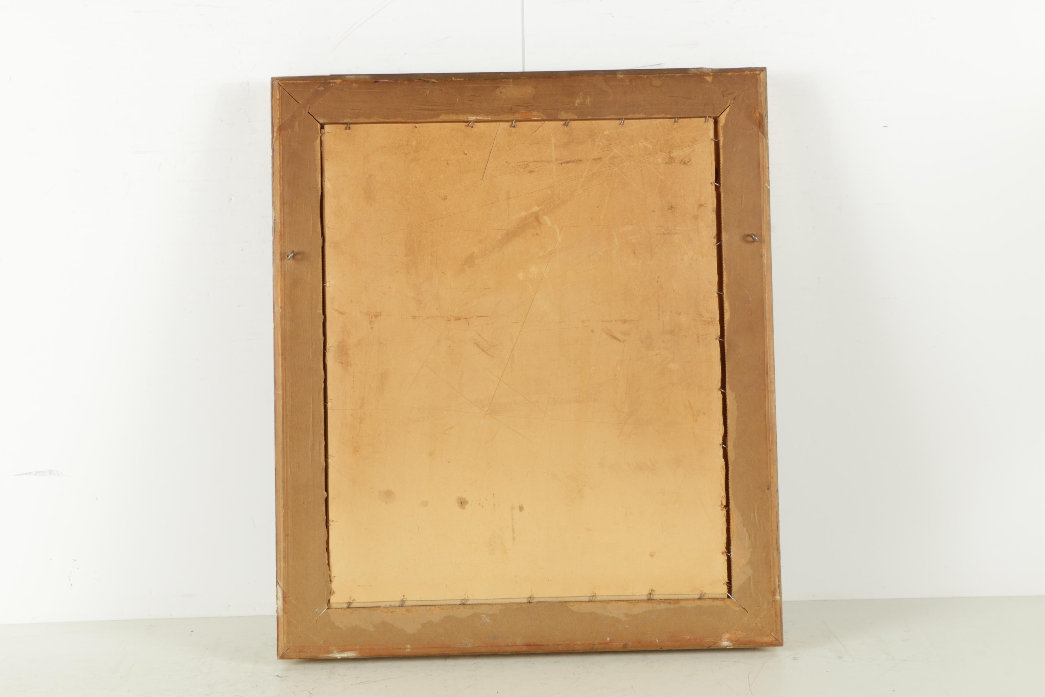 S. Amsler Vintage Engraving on Paper After Raphael "The Entombment"