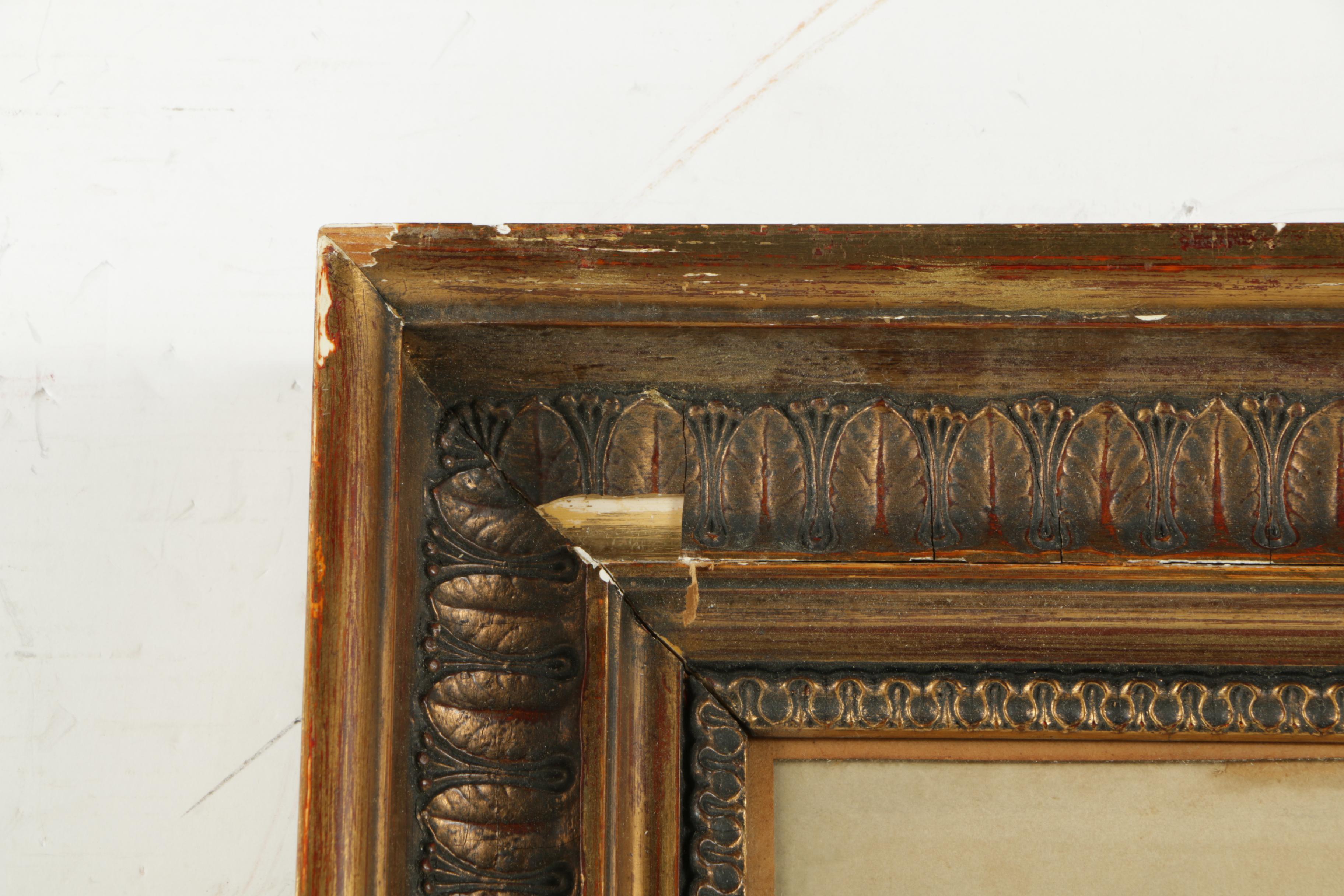 S. Amsler Vintage Engraving on Paper After Raphael "The Entombment"