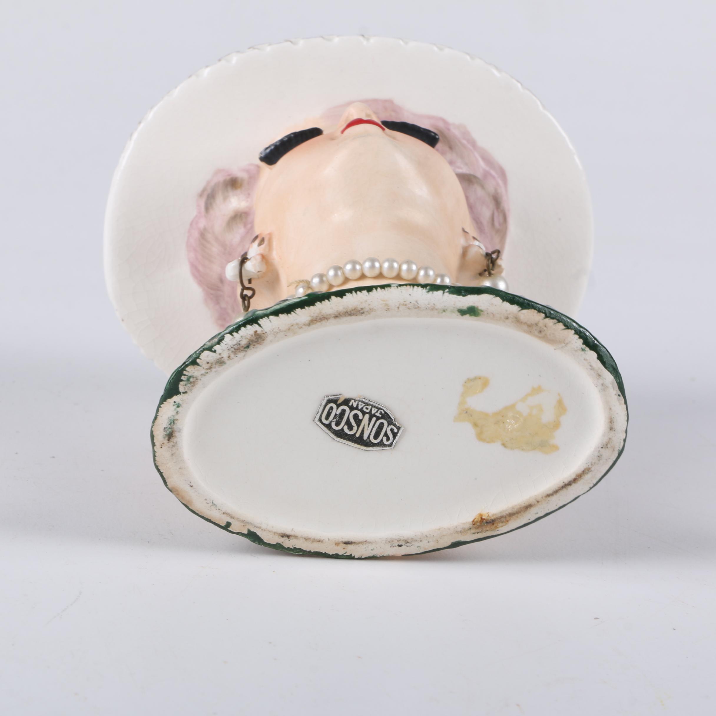 Vintage "Lady Head" Vases Including Napcoware and Sonsco