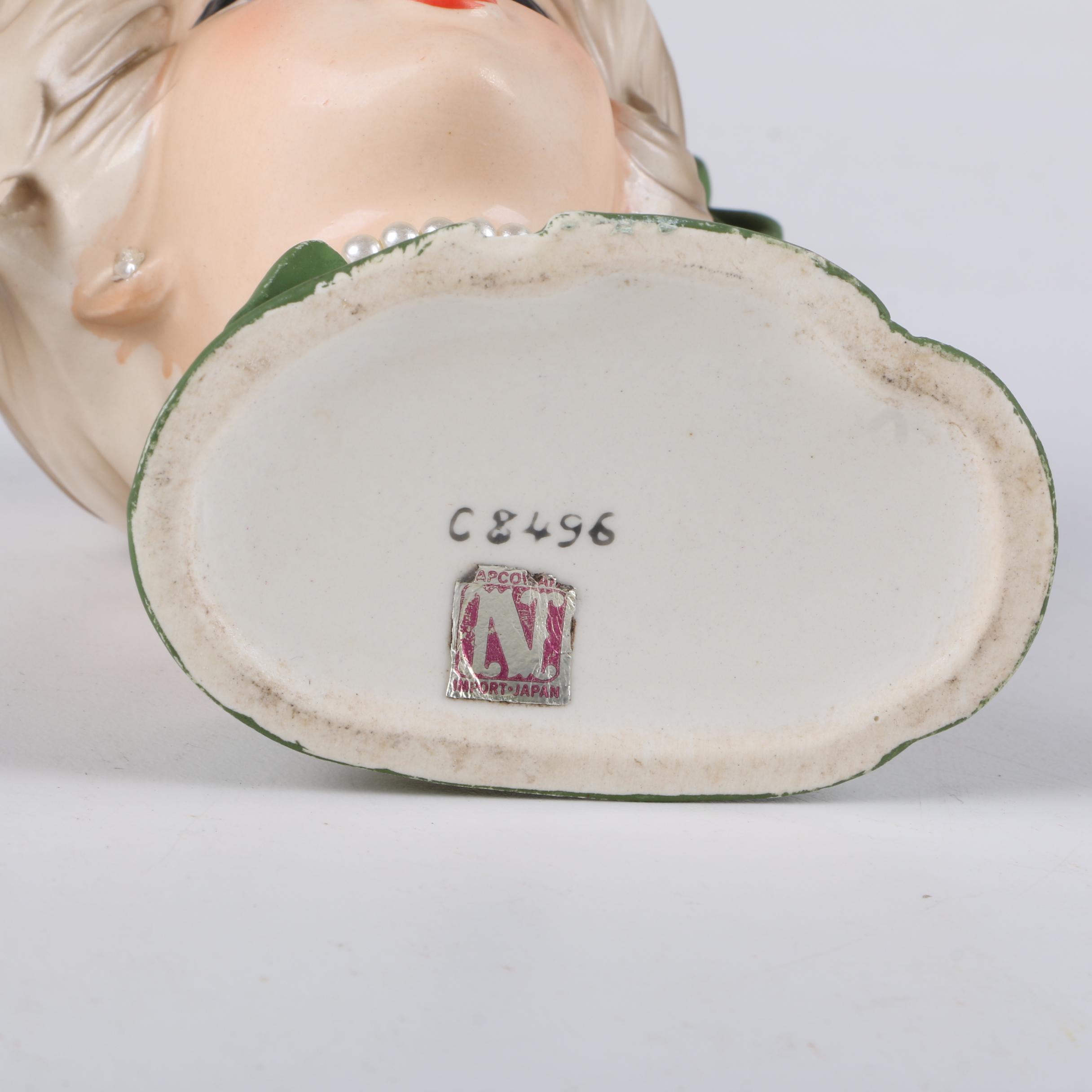 Vintage "Lady Head" Vases Including Napcoware and Sonsco