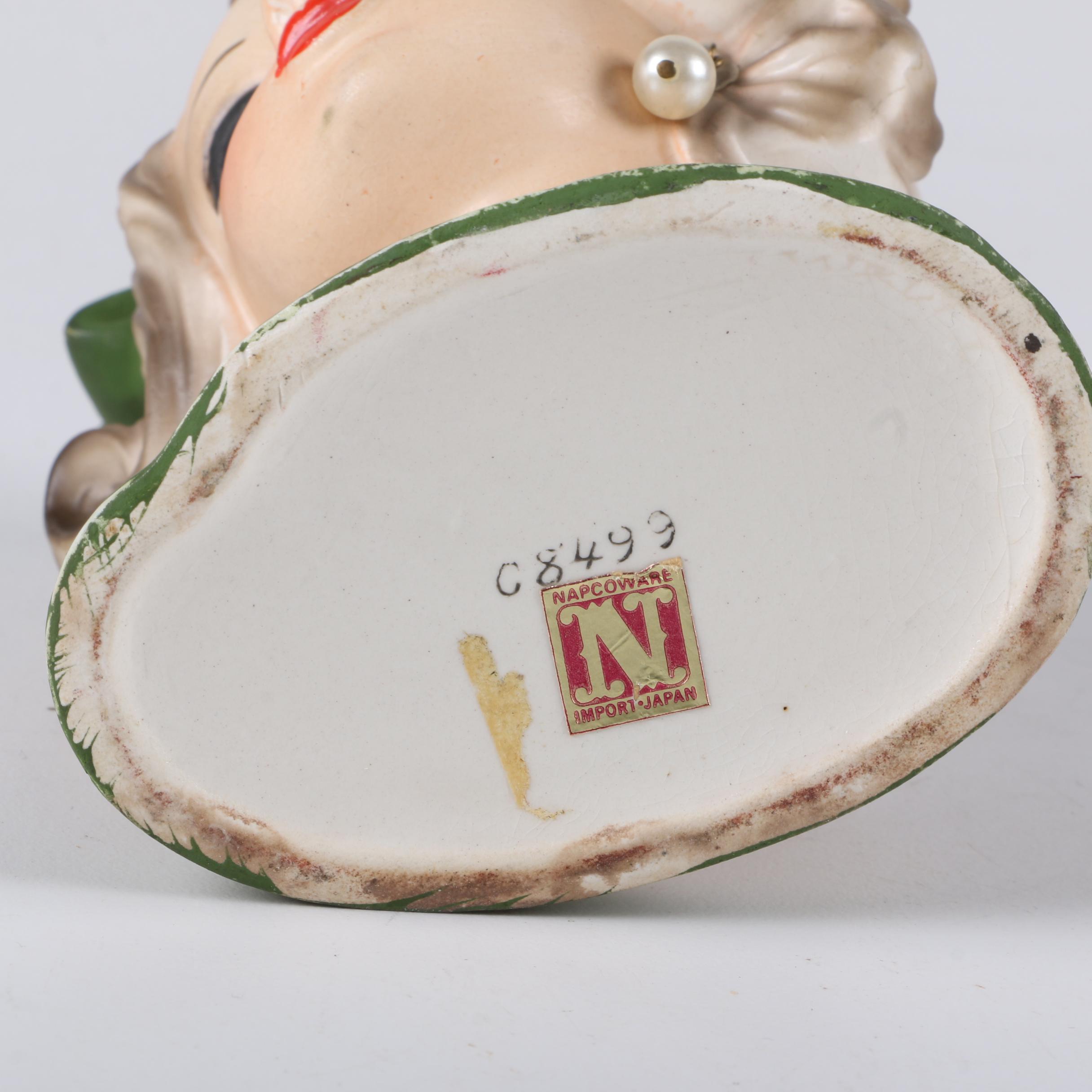 Vintage "Lady Head" Vases Including Napcoware and Sonsco