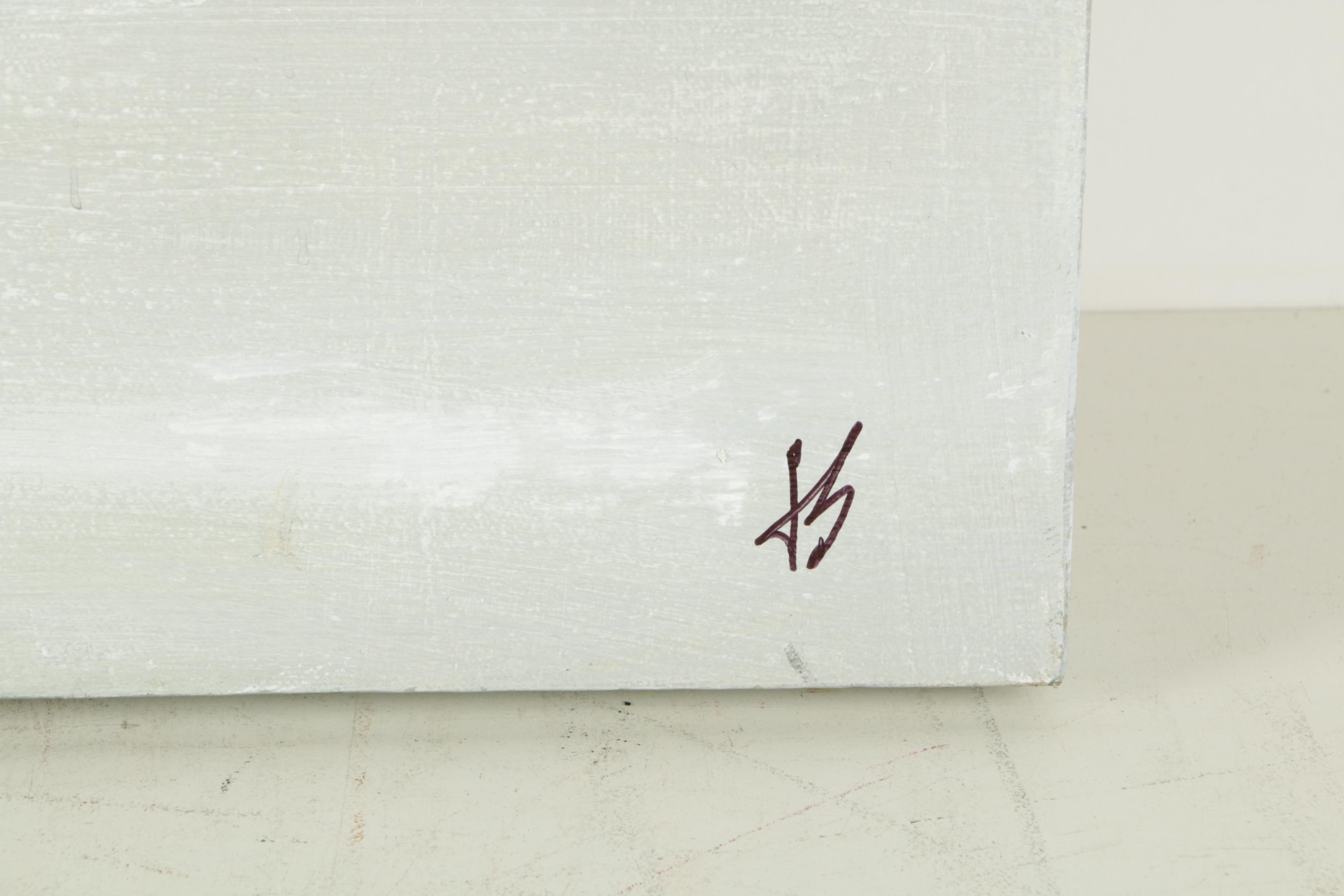 Jacqueline Saporiti Acrylic on Canvas Minimalist Landscape