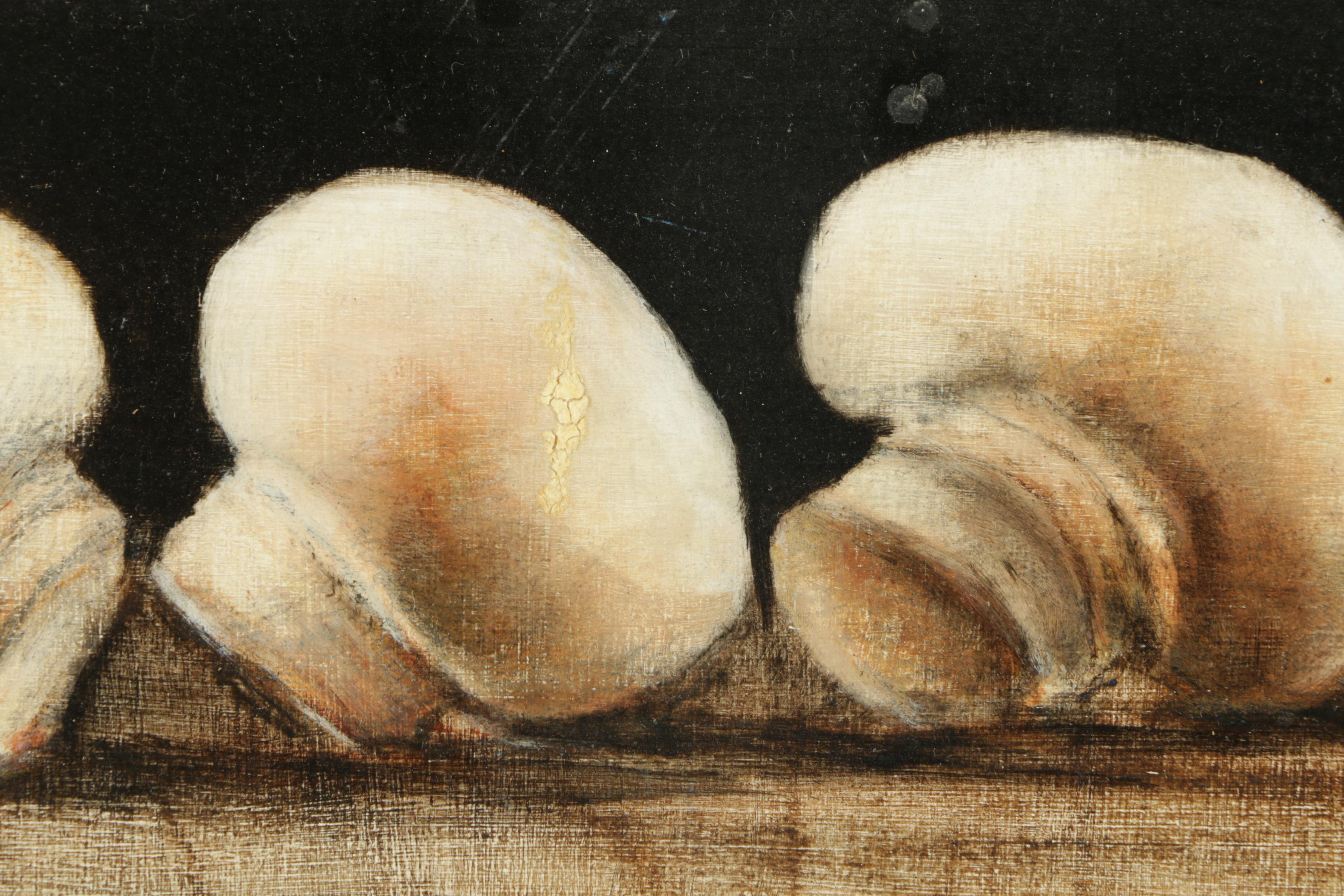 Emma Pastel on Panel "Mushrooms"