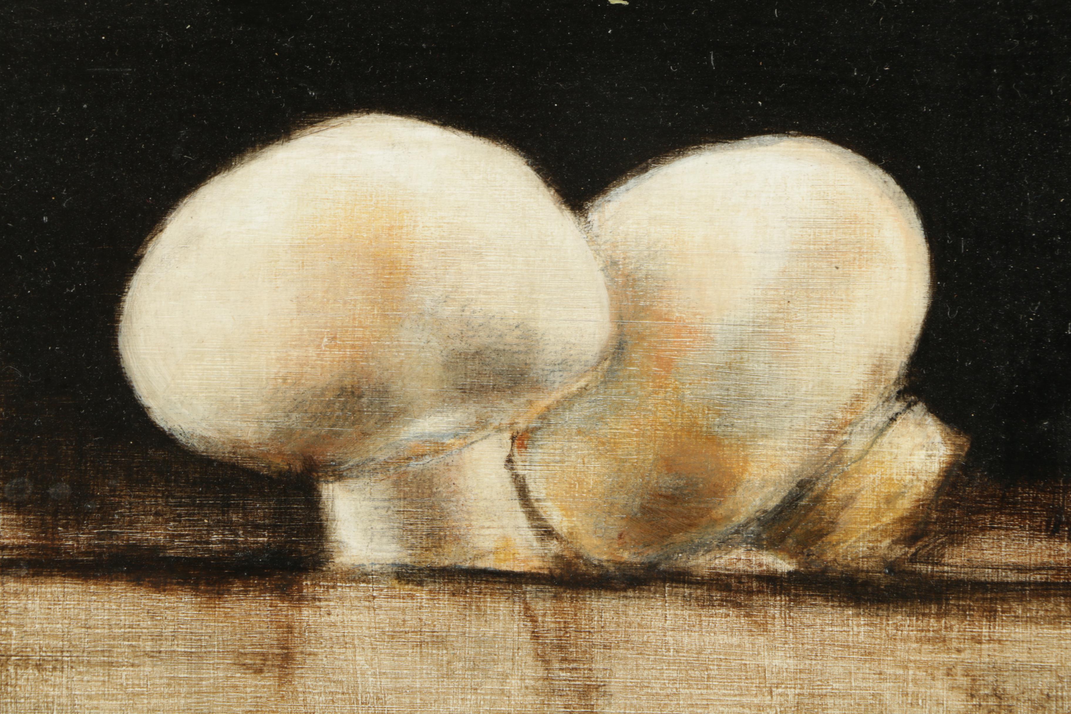 Emma Pastel on Panel "Mushrooms"