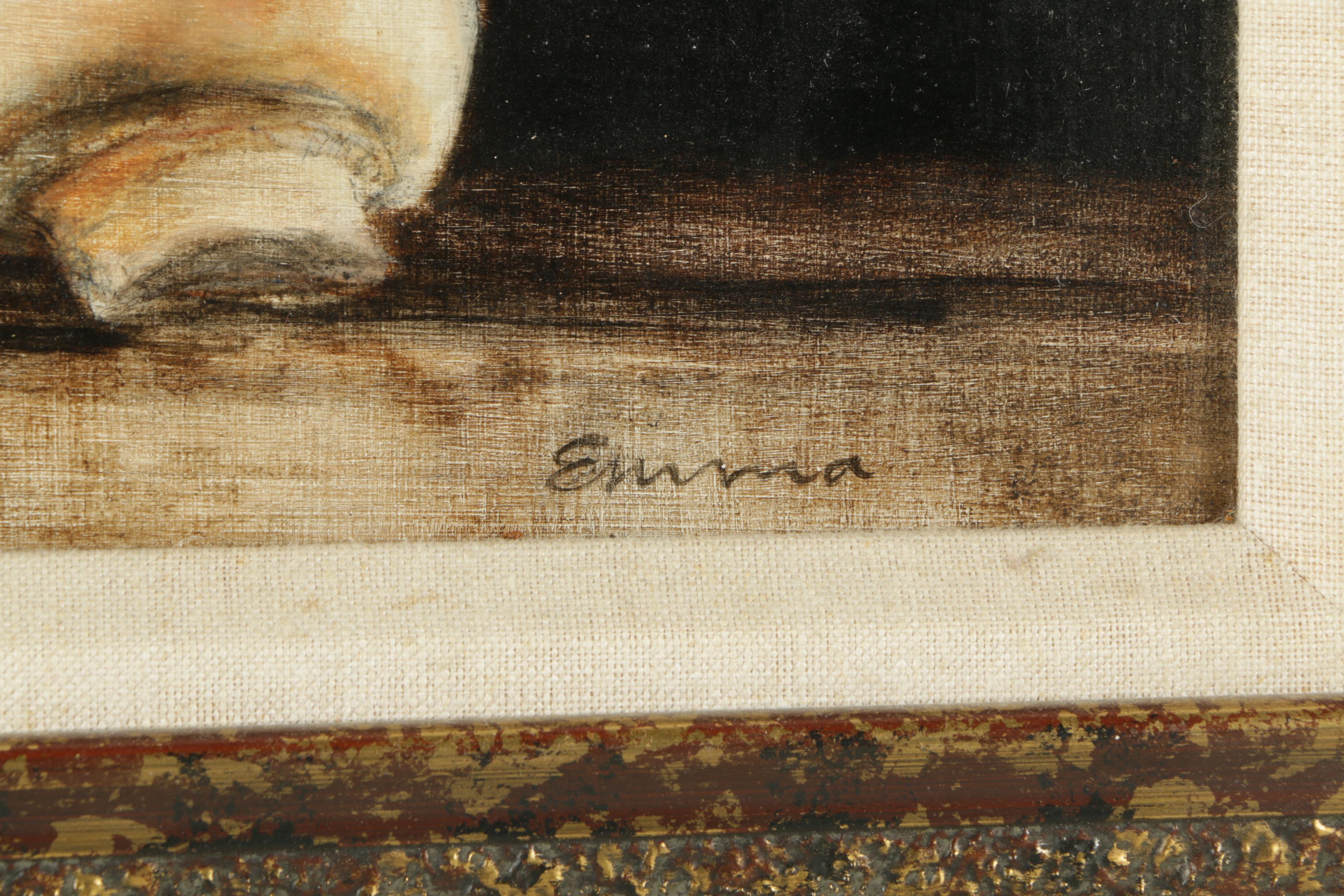 Emma Pastel on Panel "Mushrooms"