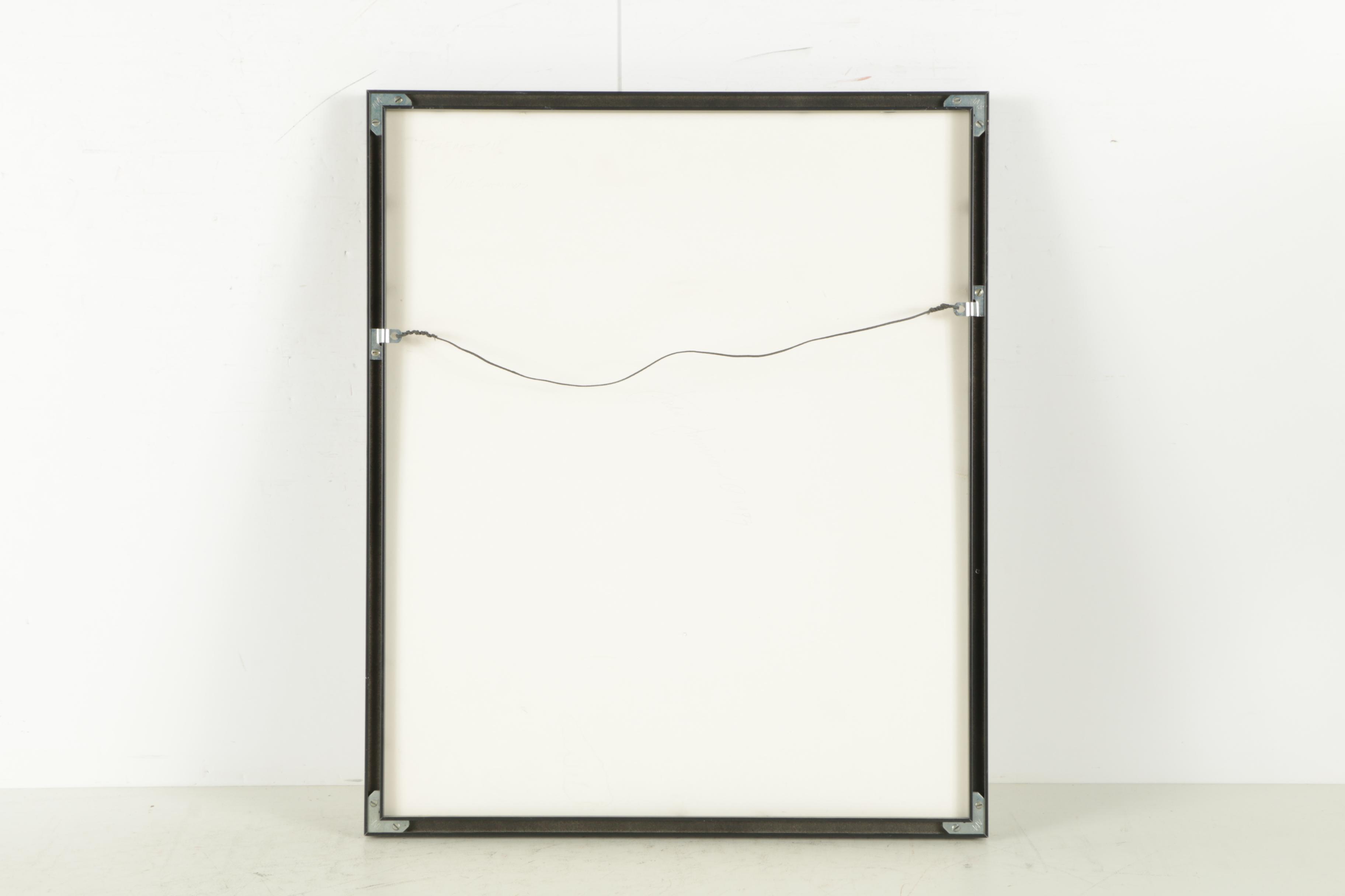 Watercolor and Gouache on Paper of Fish