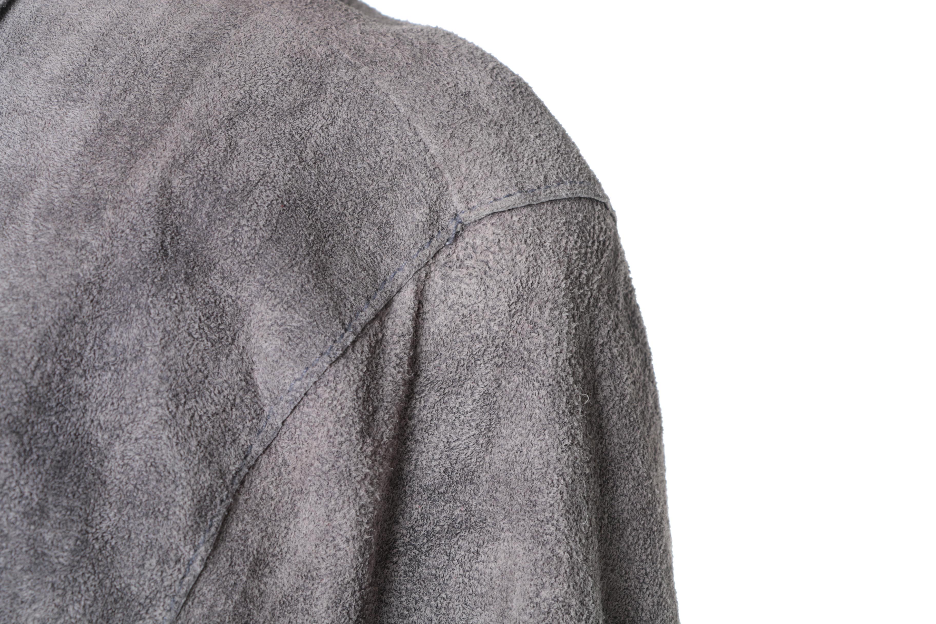 Women's Brandon Thomas Grey Suede Jacket