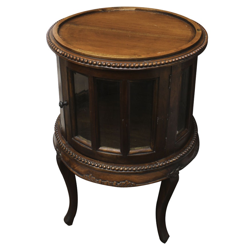 Mahogany Vitrine Table