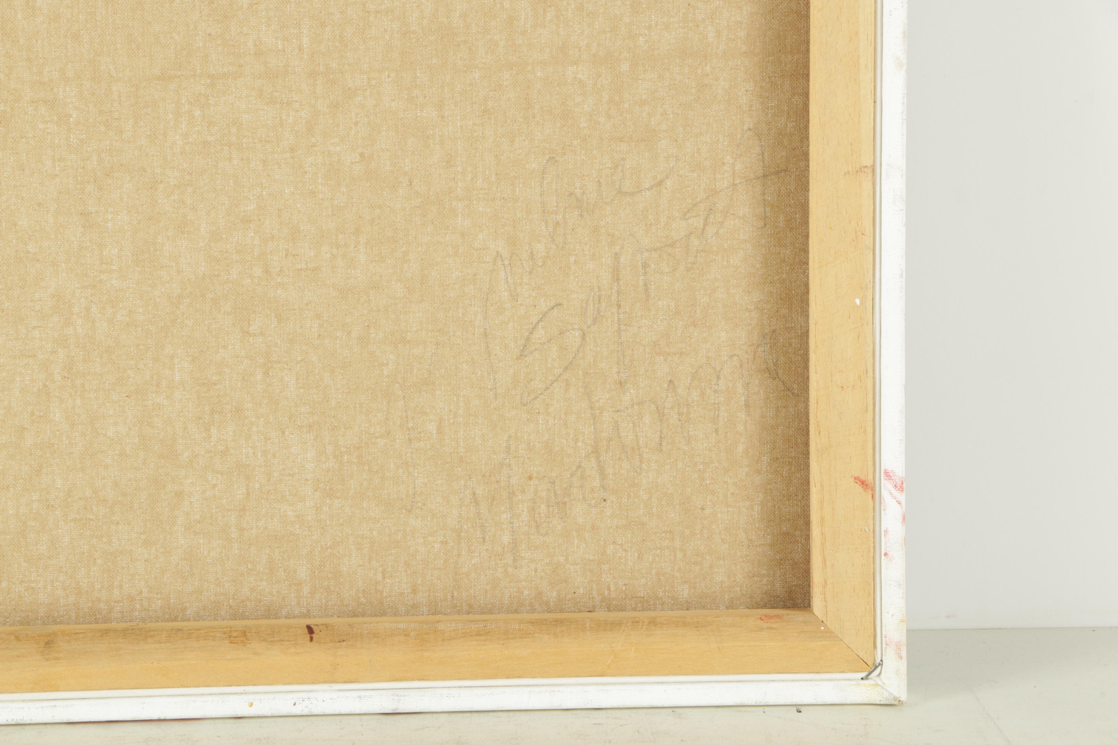 Jacqueline Saporiti Oil Painting on Canvas of Mother and Child