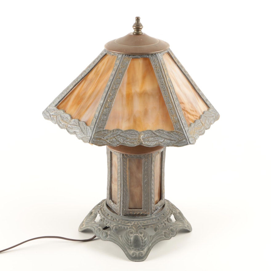 Vintage Art Nouveau Style Accent Lamp