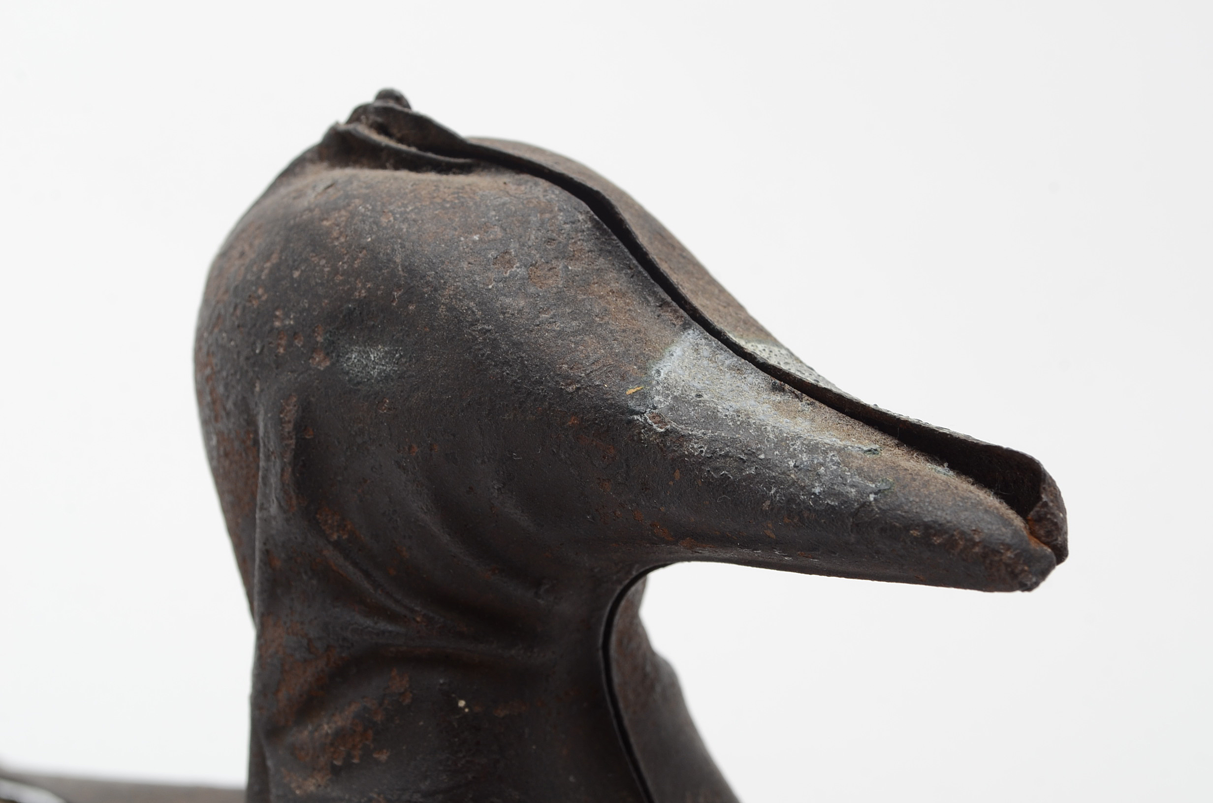 Antique Style Metal Duck Pull Toy