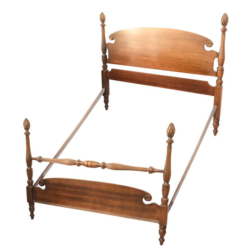 Vintage Federal Style Full Sized Bed Frame