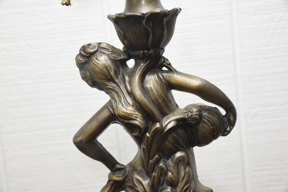 Art Nouveau Style Figural Table Lamp