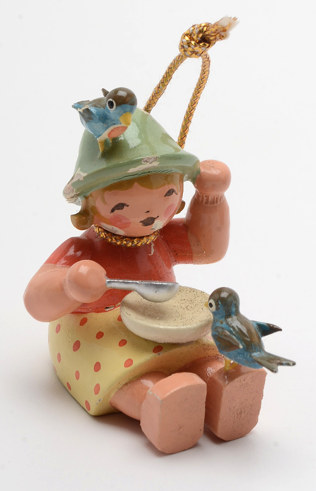 Group Of Small Wooden Christmas Ornaments