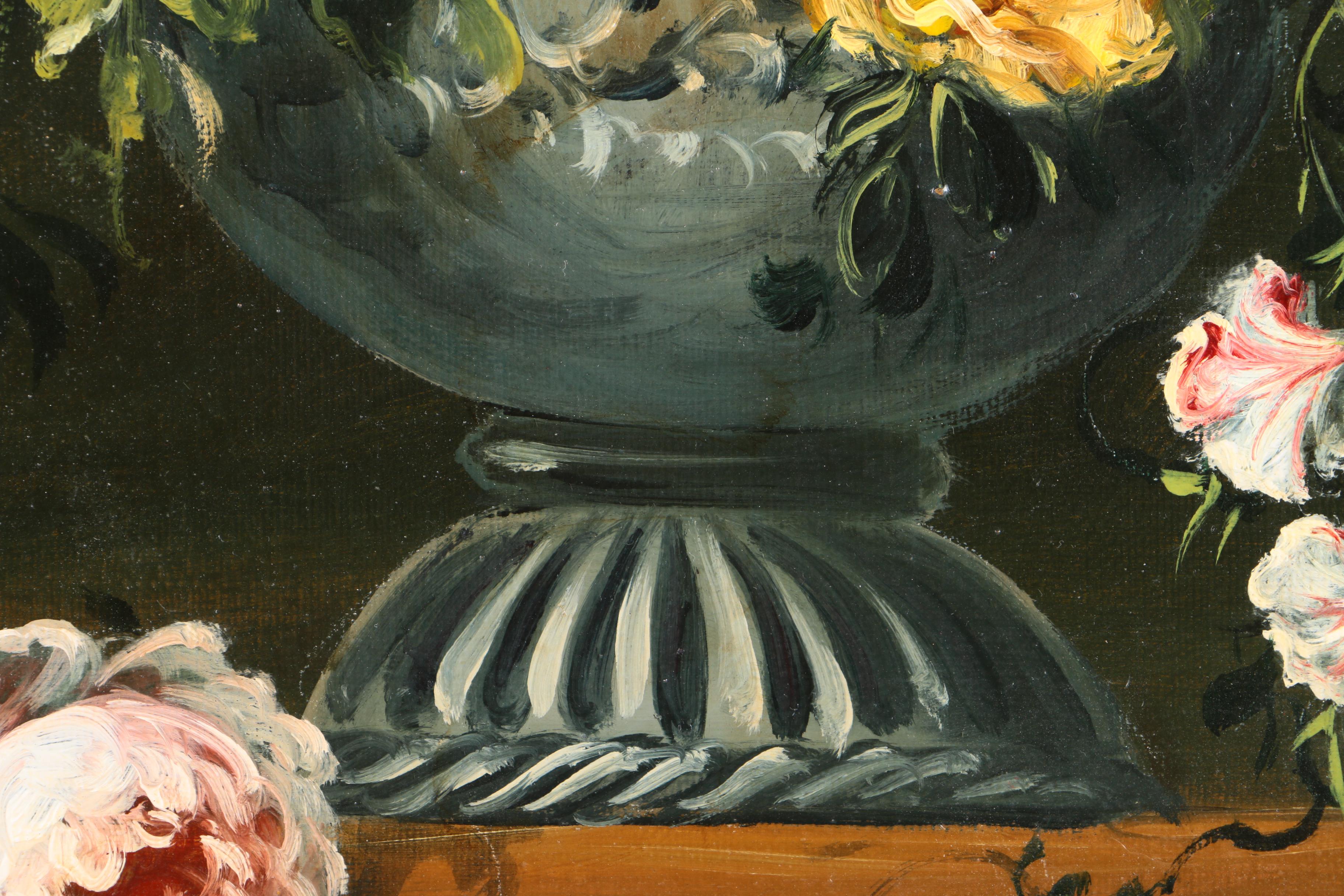 Jeannine Albert Oil Painting of a Flower Arrangement