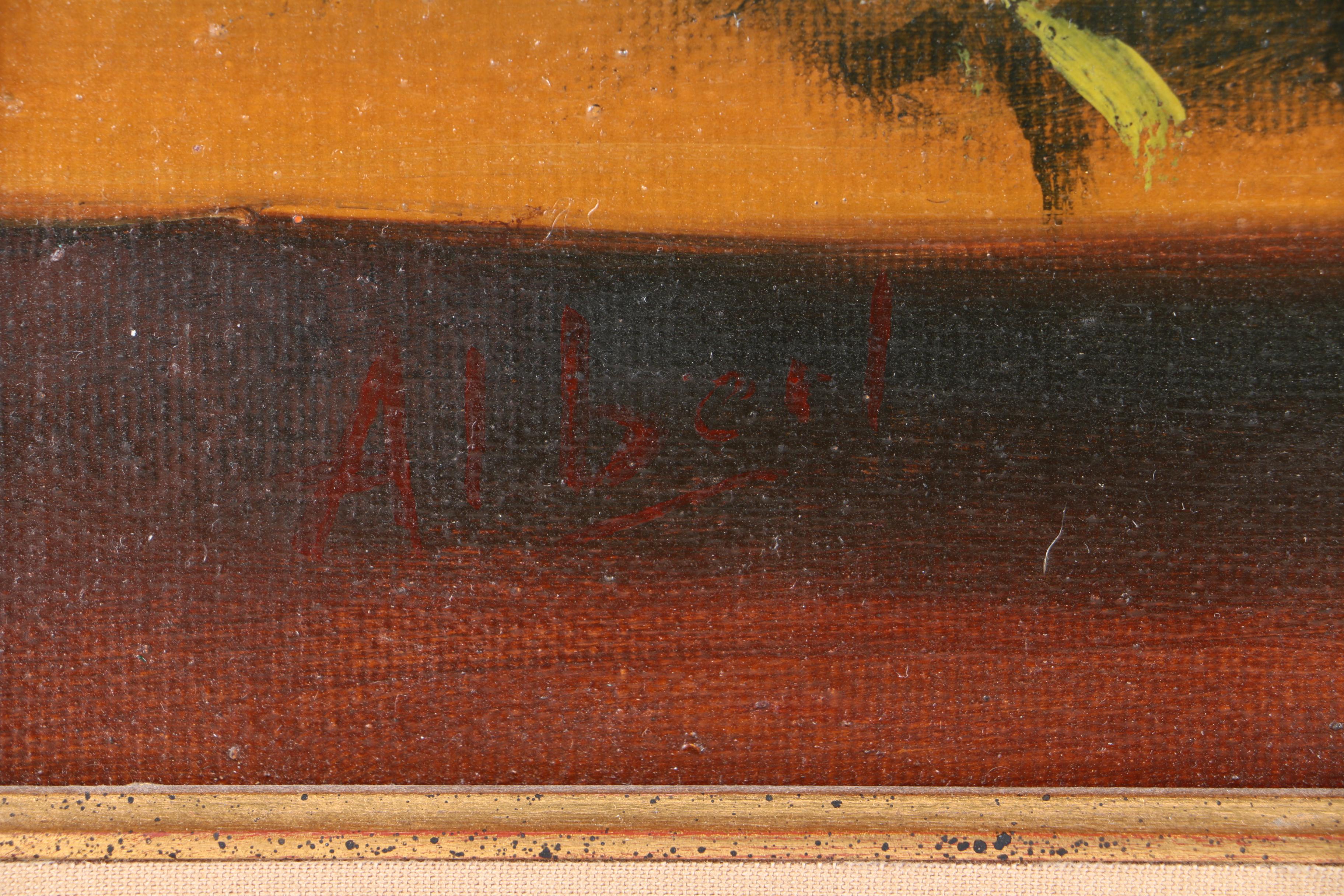 Jeannine Albert Oil Painting of a Flower Arrangement