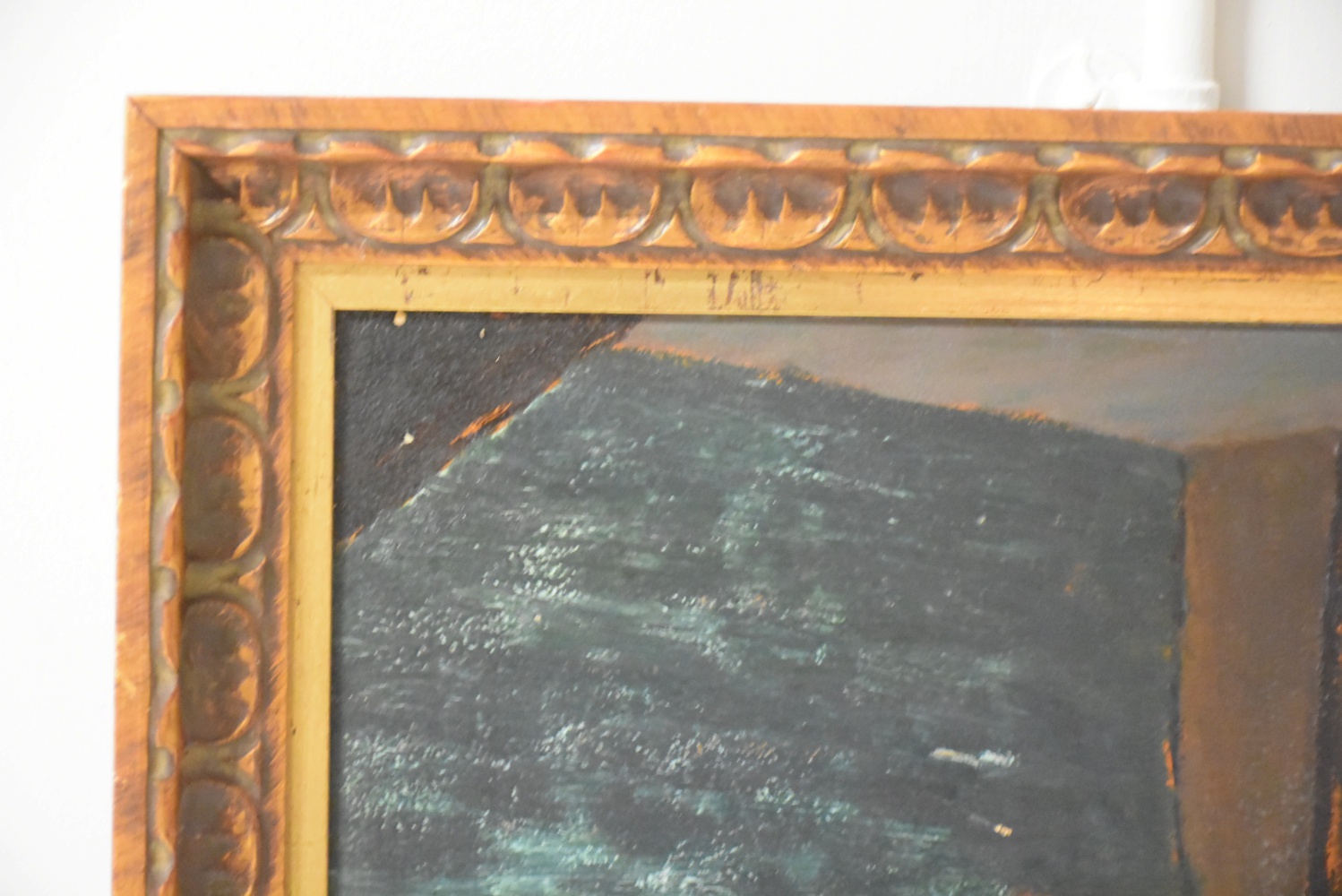 Howard Buck Oil Painting on Canvas Figural Interior Scene