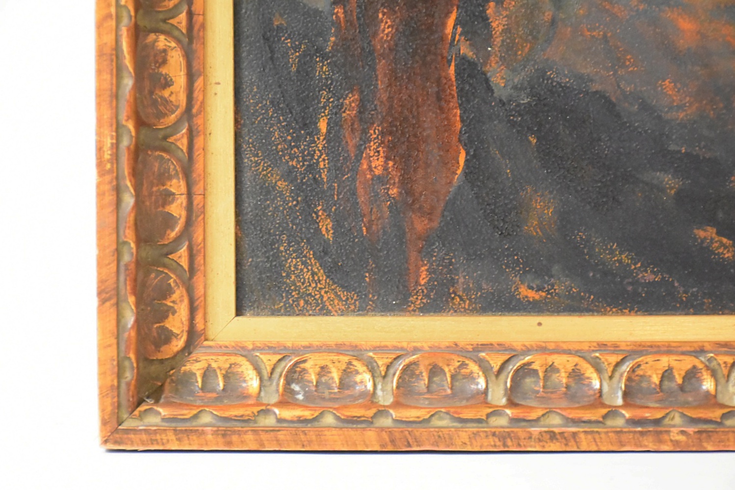 Howard Buck Oil Painting on Canvas Figural Interior Scene