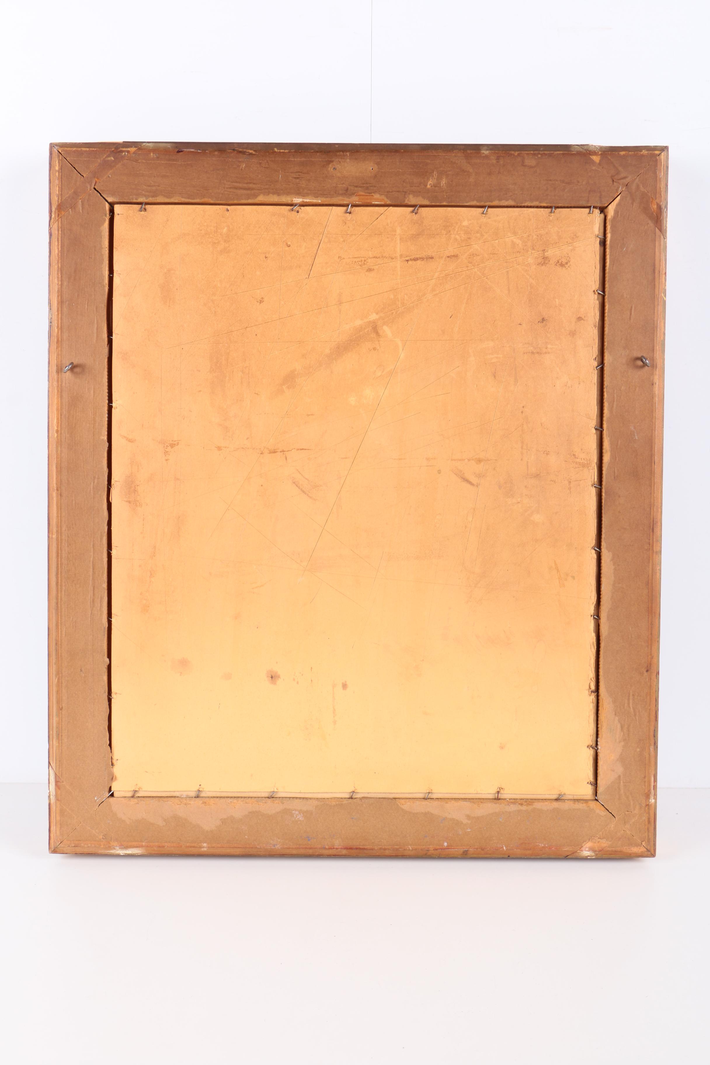 S. Amsler Vintage Engraving on Paper After Raphael "The Entombment"