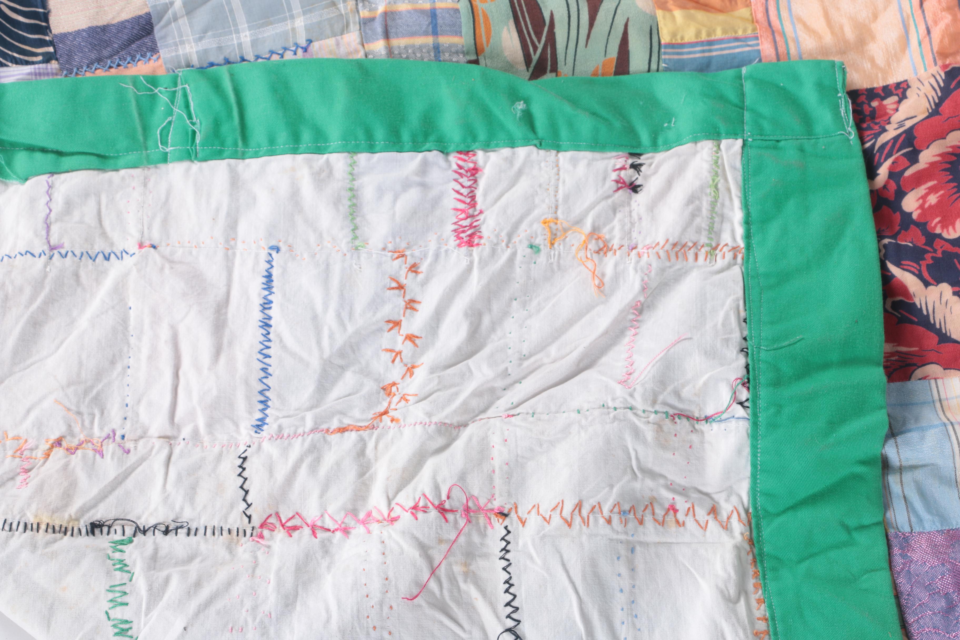 Vintage Child's Crazy Quilt