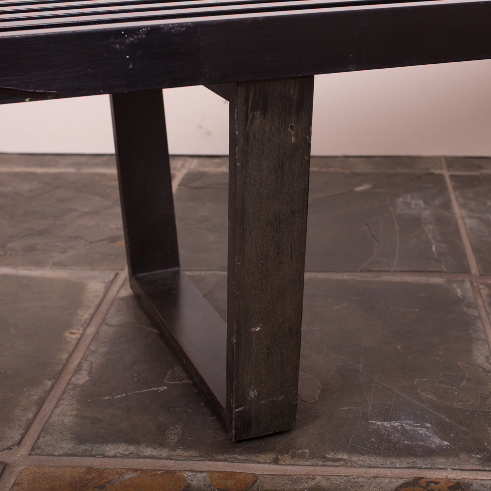 Herman Miller Nelson Platform Bench in Black Stained Finish