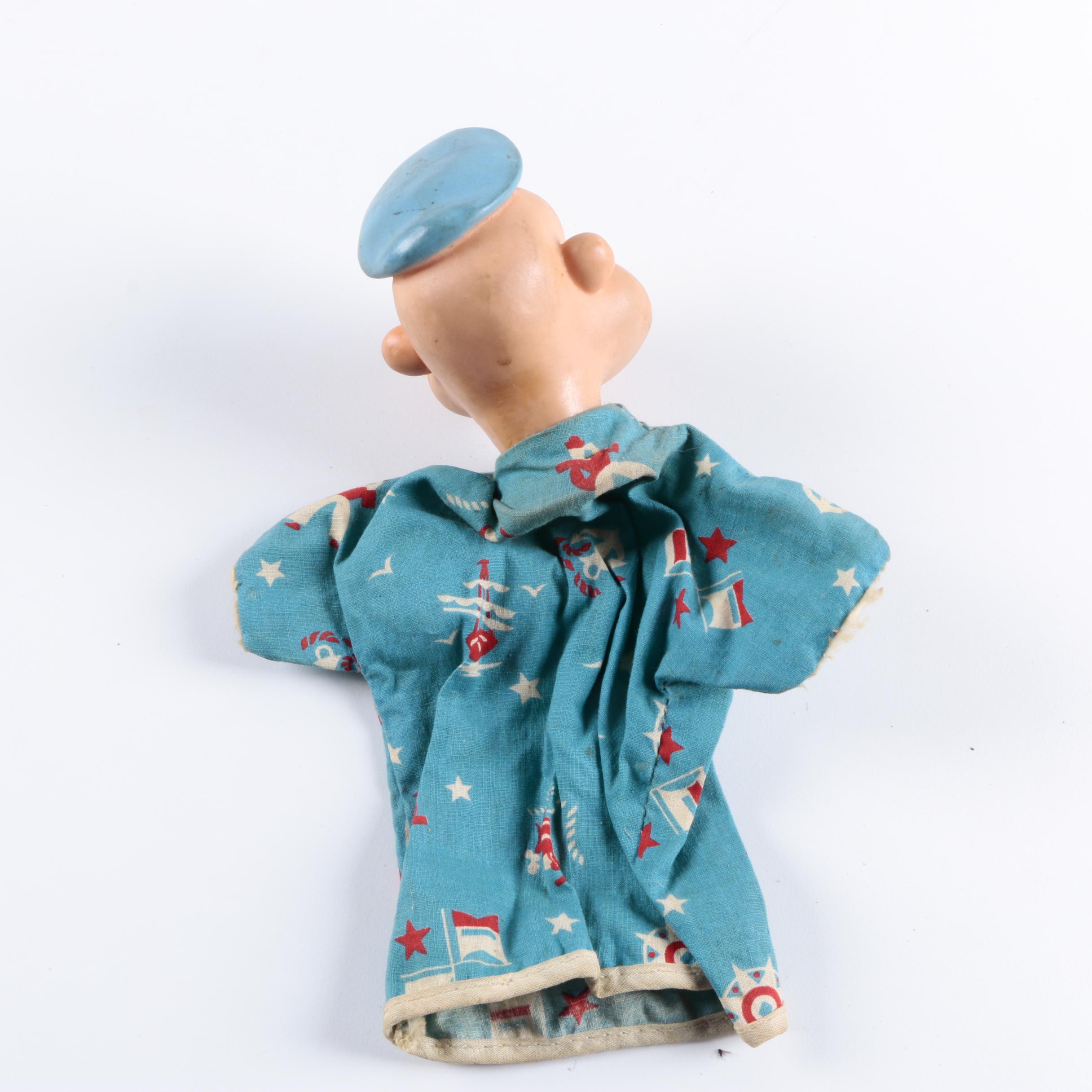 Vintage Toys including Mickey Mouse and Popeye