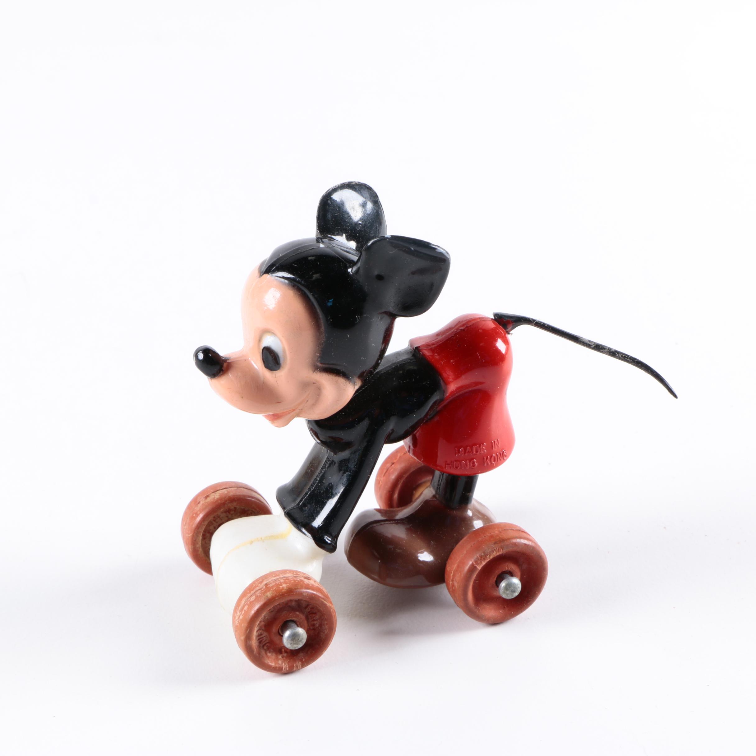 Vintage Toys including Mickey Mouse and Popeye