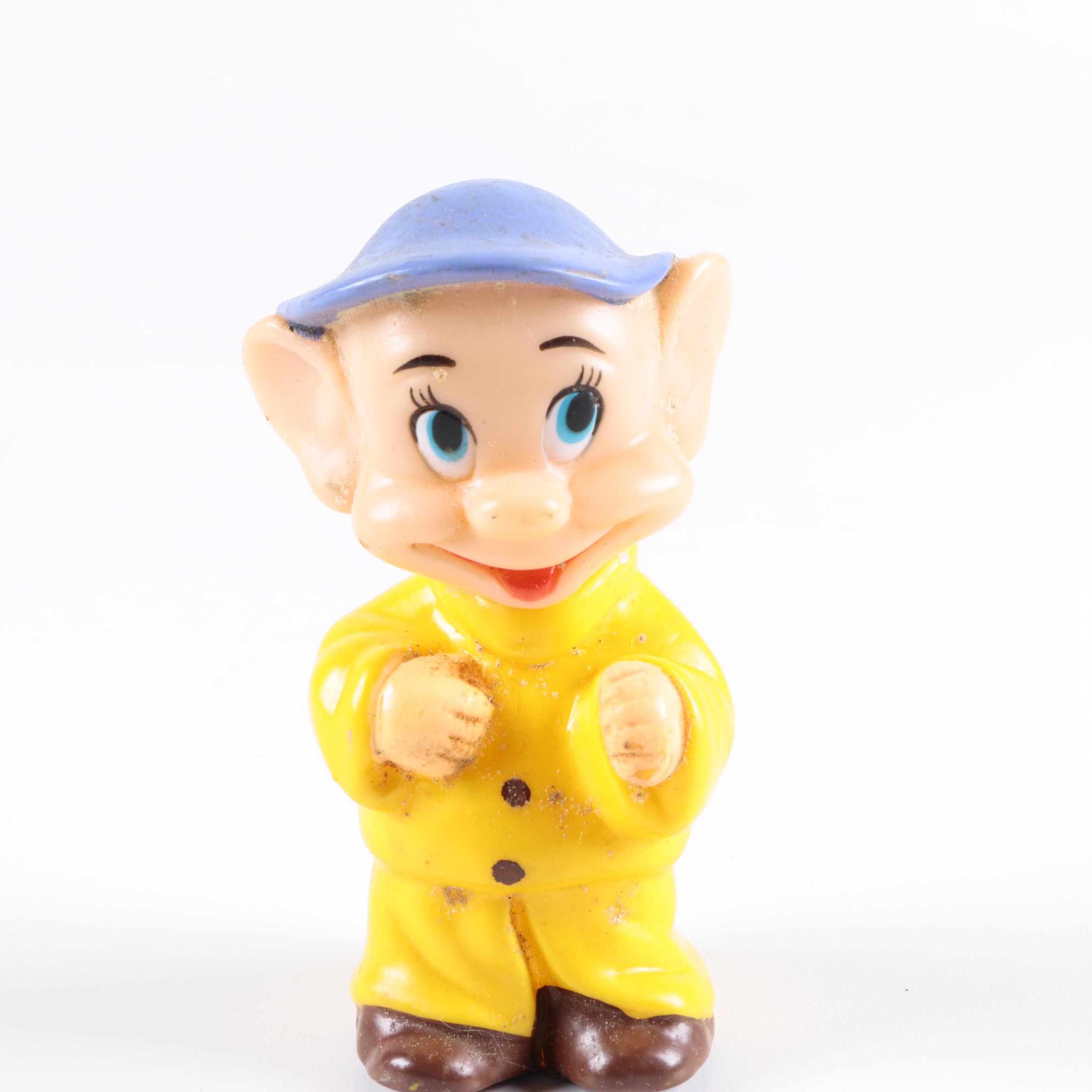 Vintage Toys including Mickey Mouse and Popeye