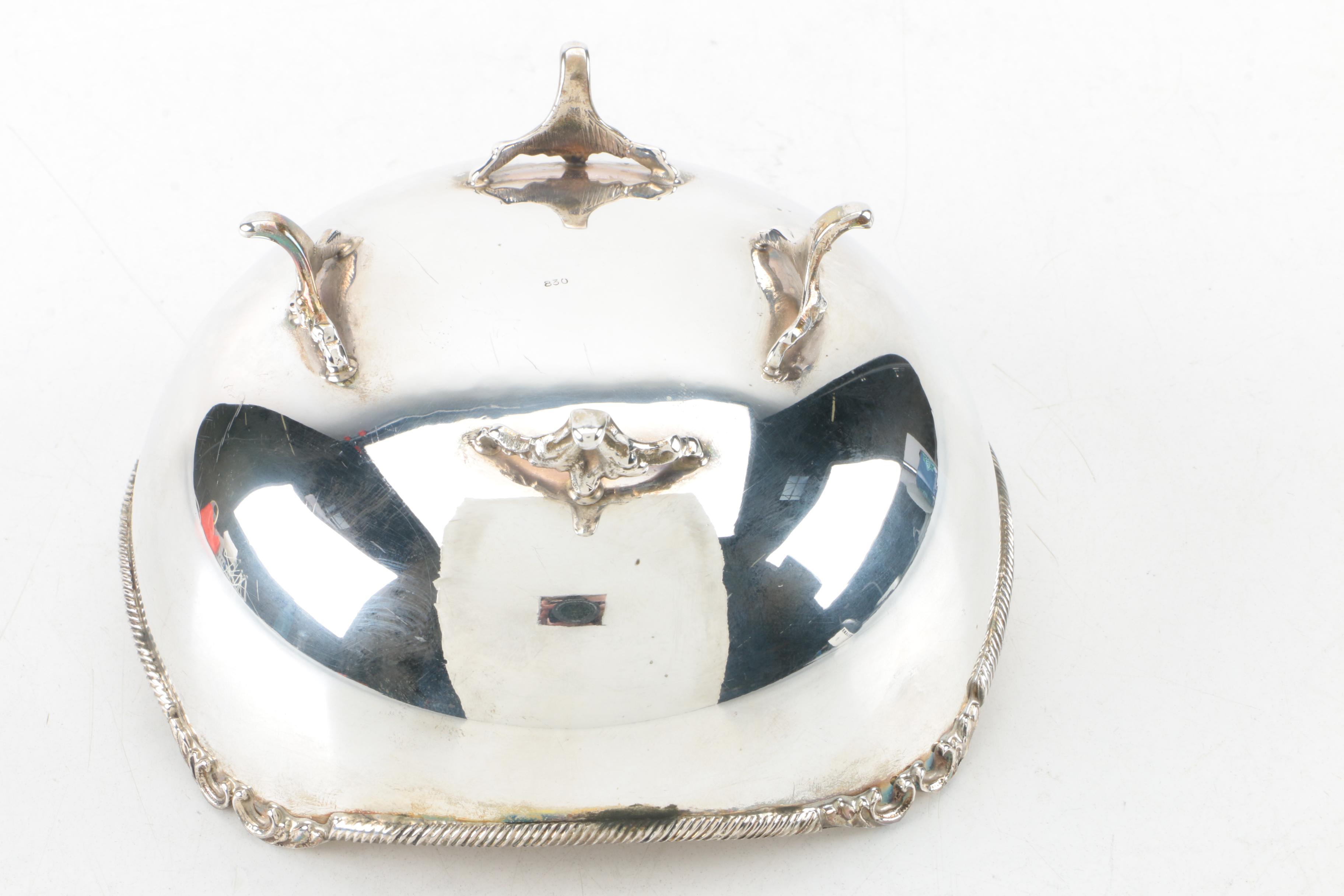 830 Silver Footed Bowl