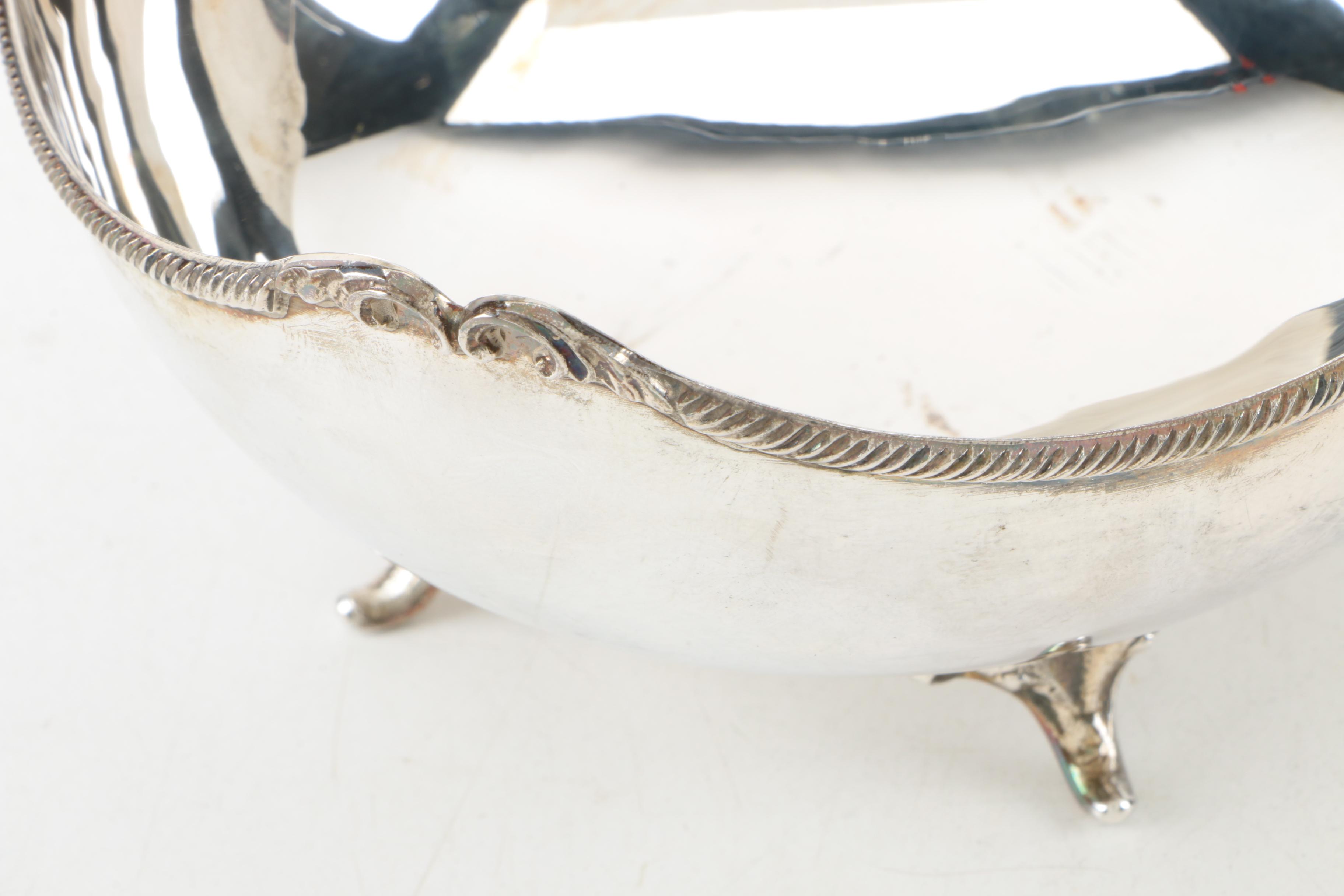 830 Silver Footed Bowl