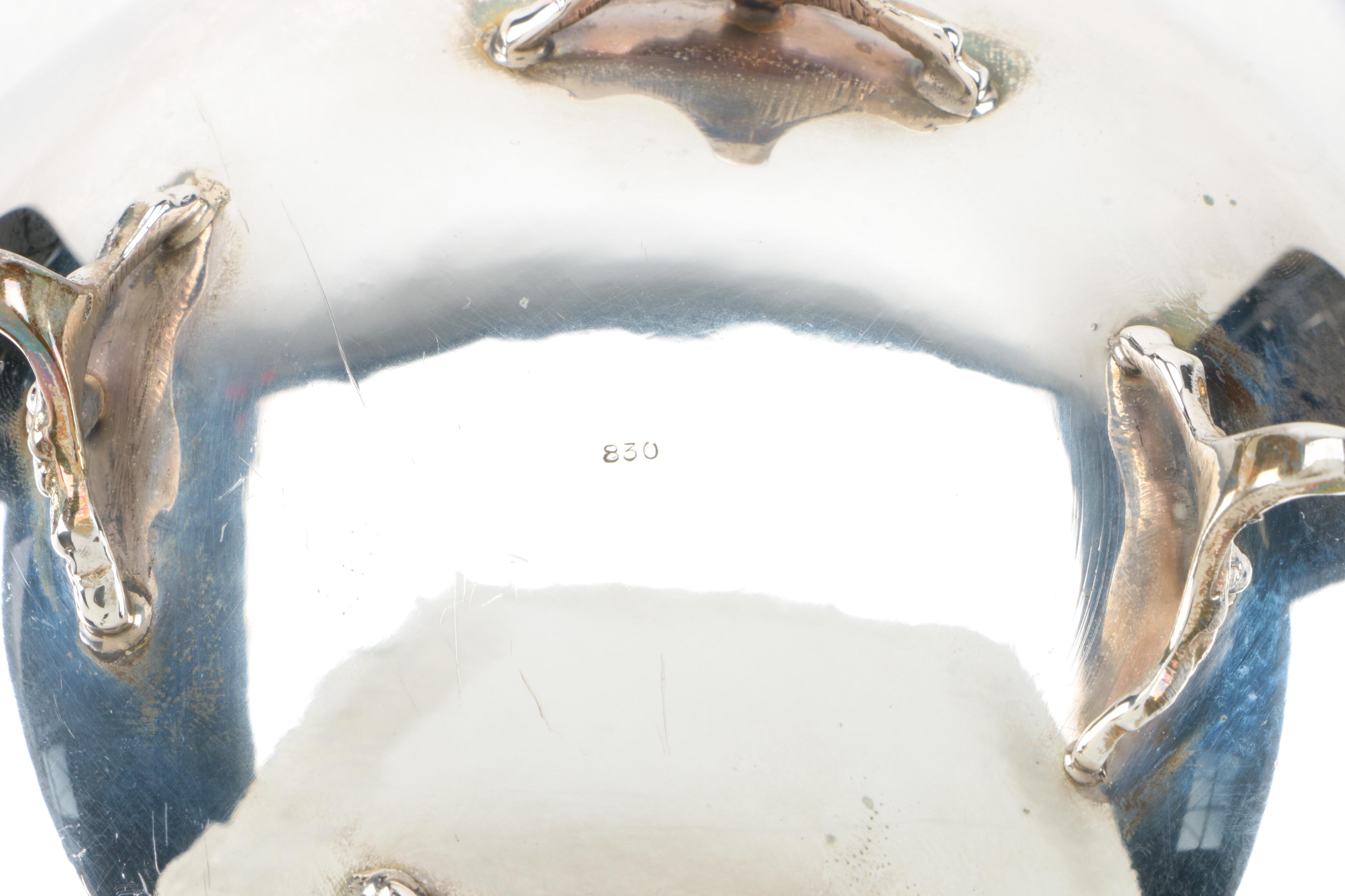 830 Silver Footed Bowl