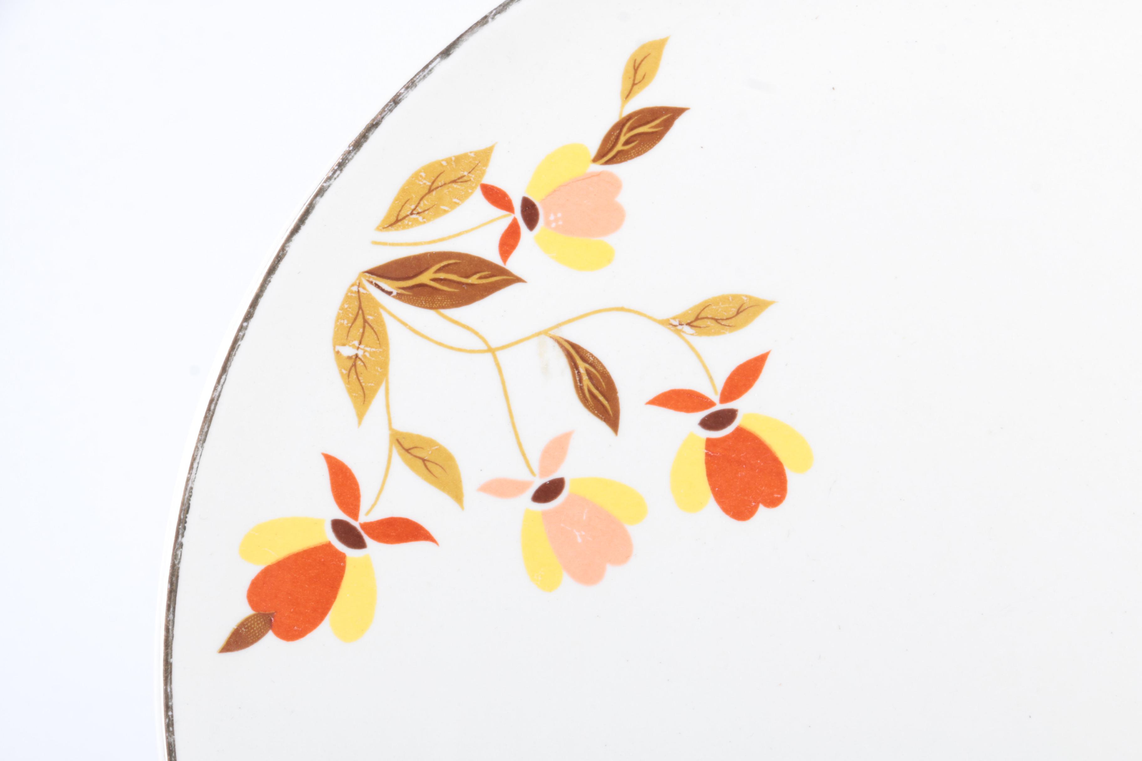 Hall's "Autumn Leaf" Serving Dishes