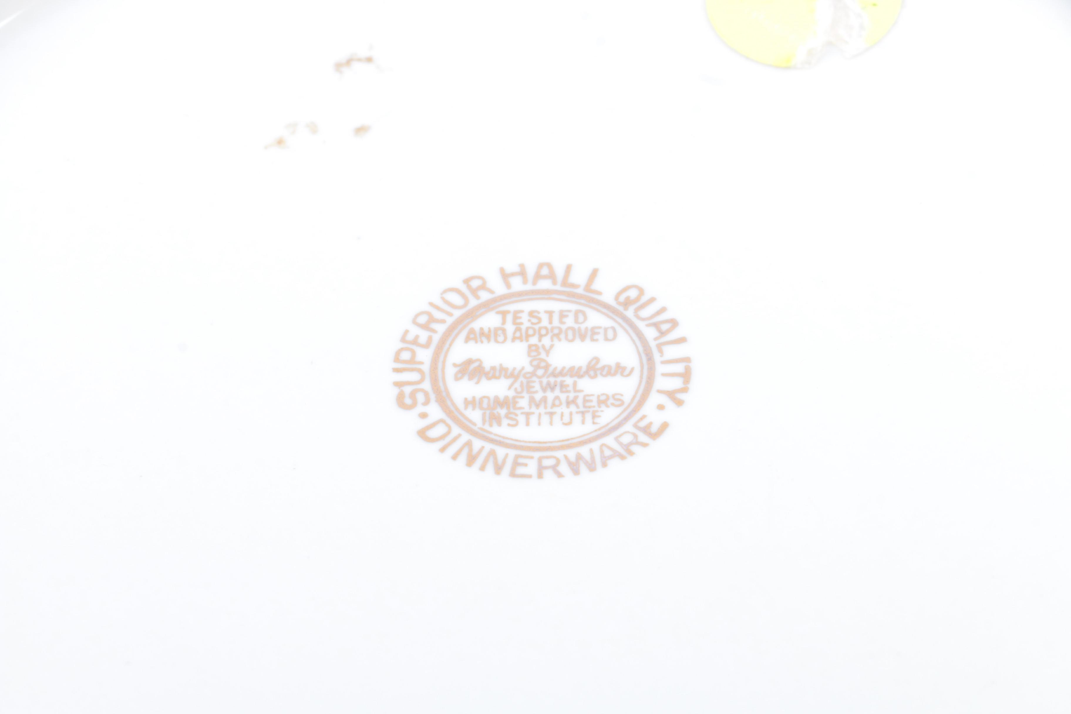 Hall's "Autumn Leaf" Serving Dishes