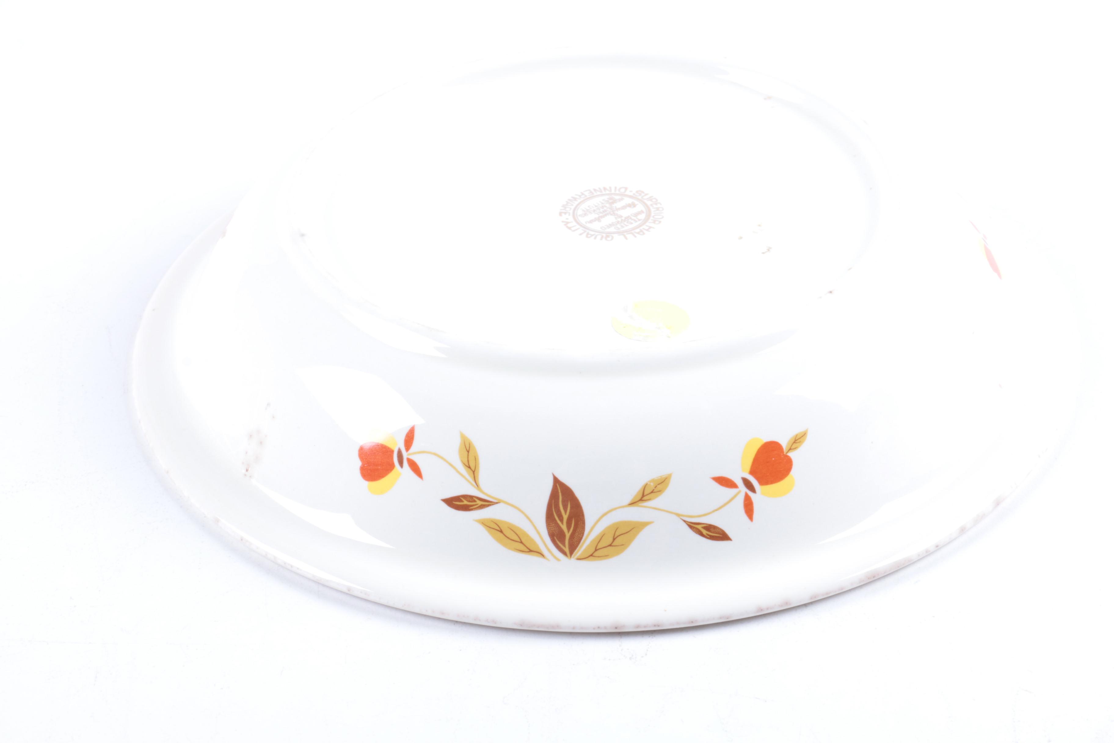 Hall's "Autumn Leaf" Serving Dishes