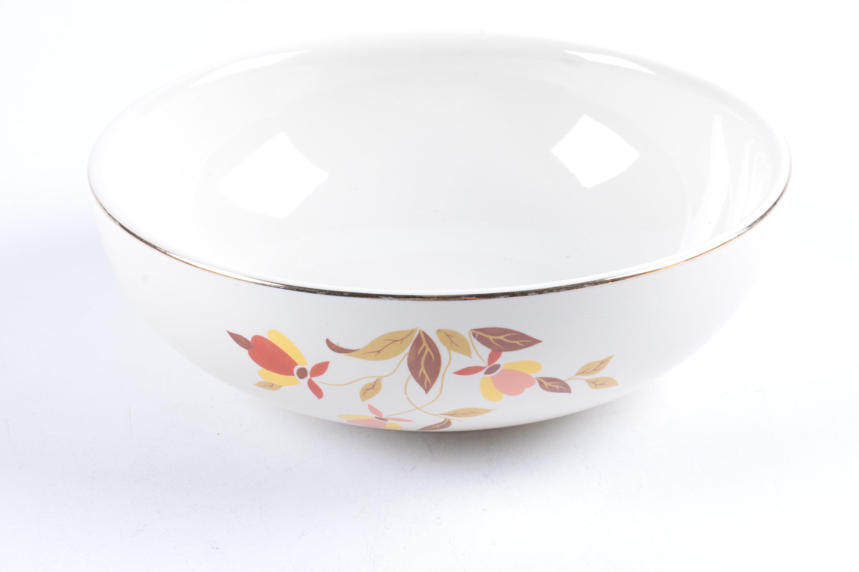 Hall's "Autumn Leaf" Serving Dishes