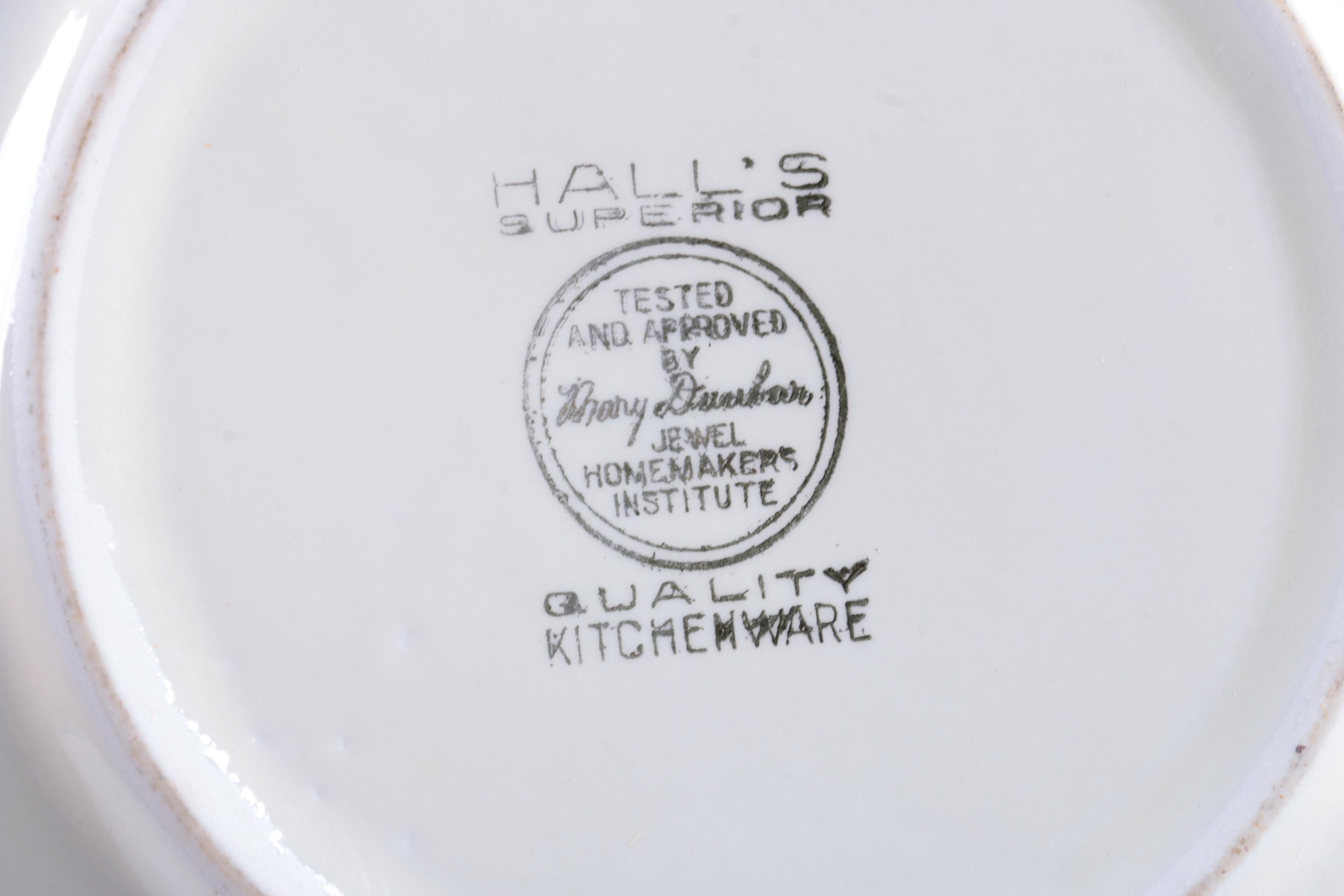 Hall's "Autumn Leaf" Serving Dishes