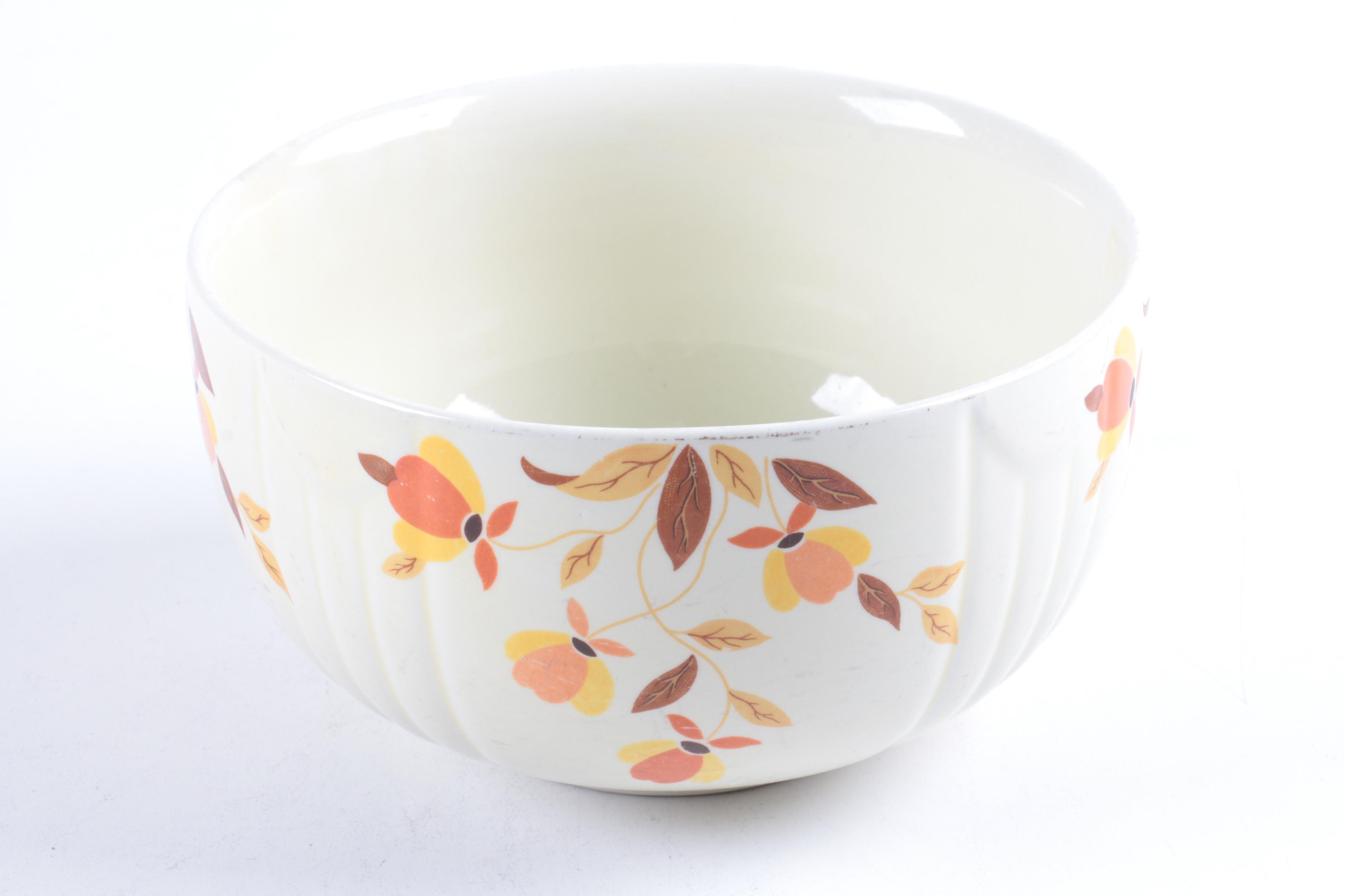 Hall's "Autumn Leaf" Serving Dishes